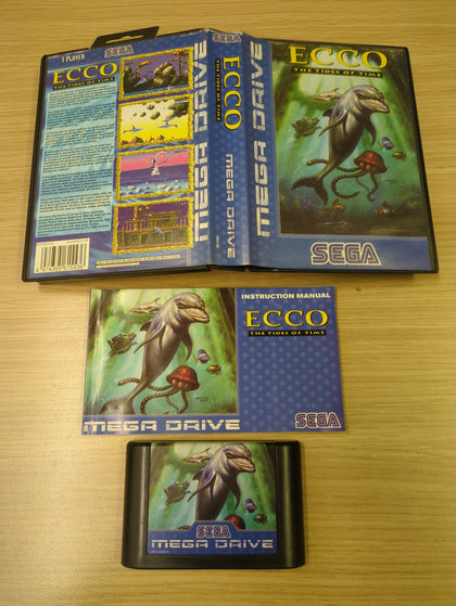 Ecco The Tides of Time Sega Mega Drive game complete