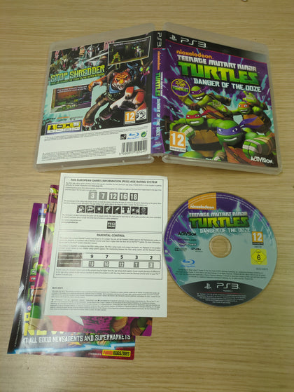 Teenage Mutant Ninja Turtles Danger of The Ooze Sony PS3 game