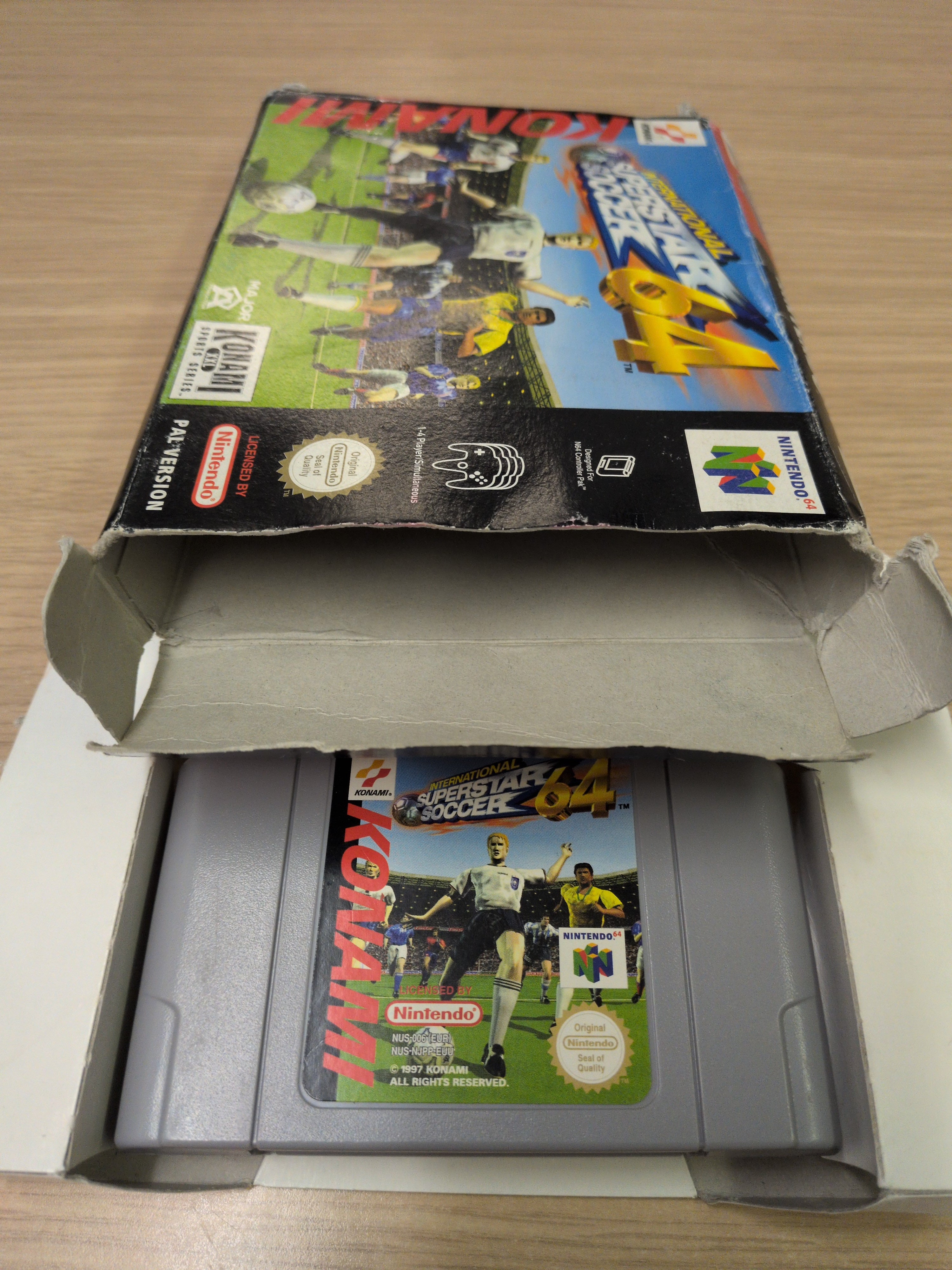 International Superstar Soccer 64 Nintendo N64 game