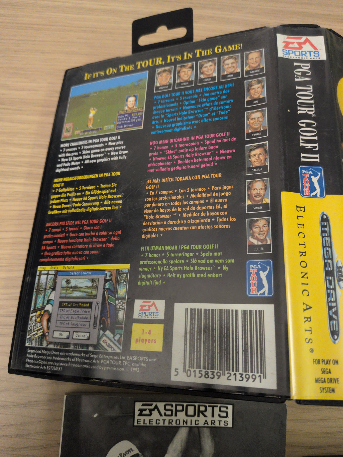 PGA Tour Golf II Sega Mega Drive game