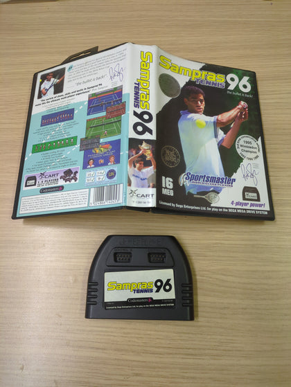 Sampras Tennis 96 Sega Mega Drive game complete