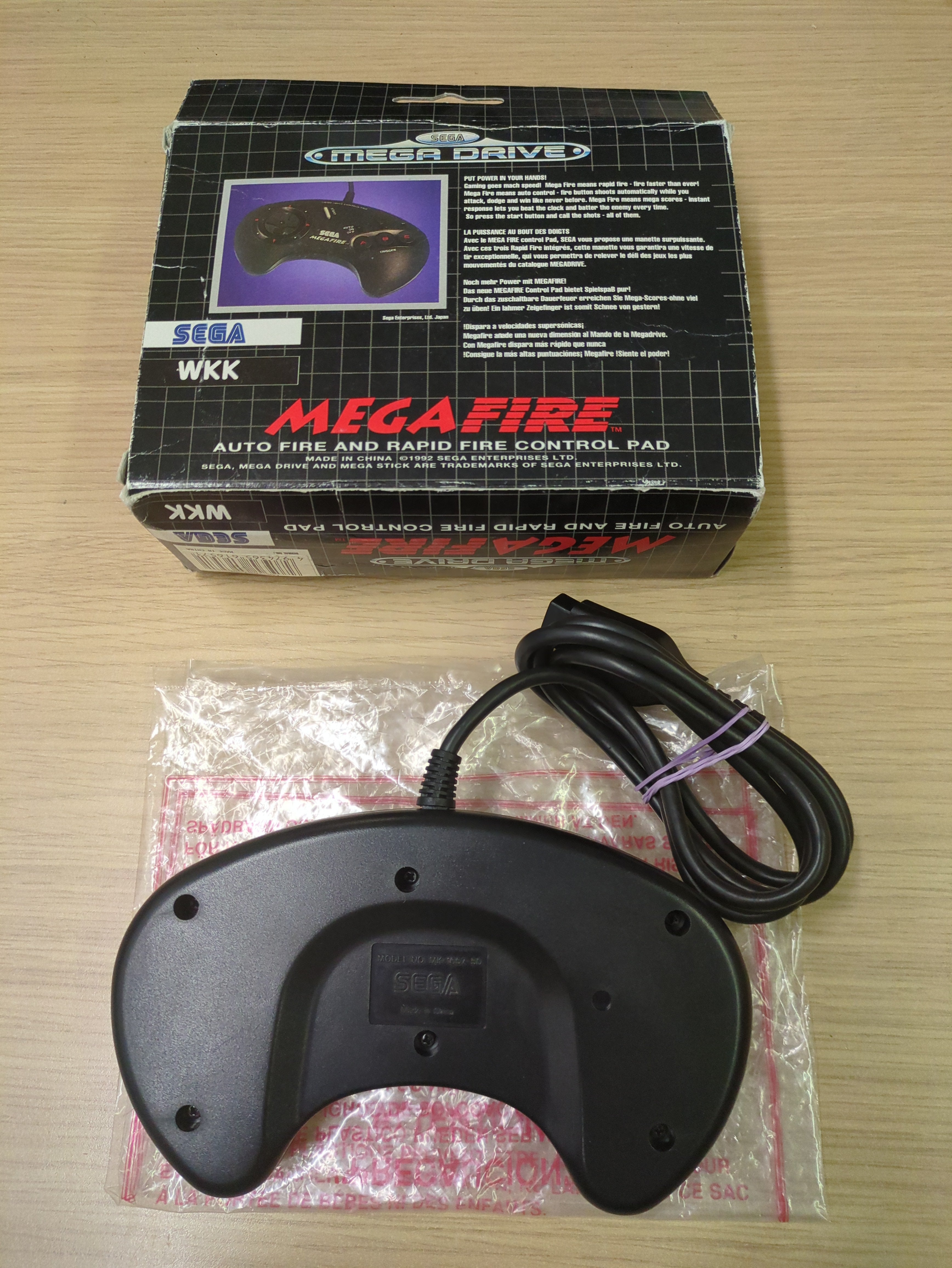 Sega Mega Fire Auto Fire and Rapid Fire Control Pad Boxed Mega Drive Official