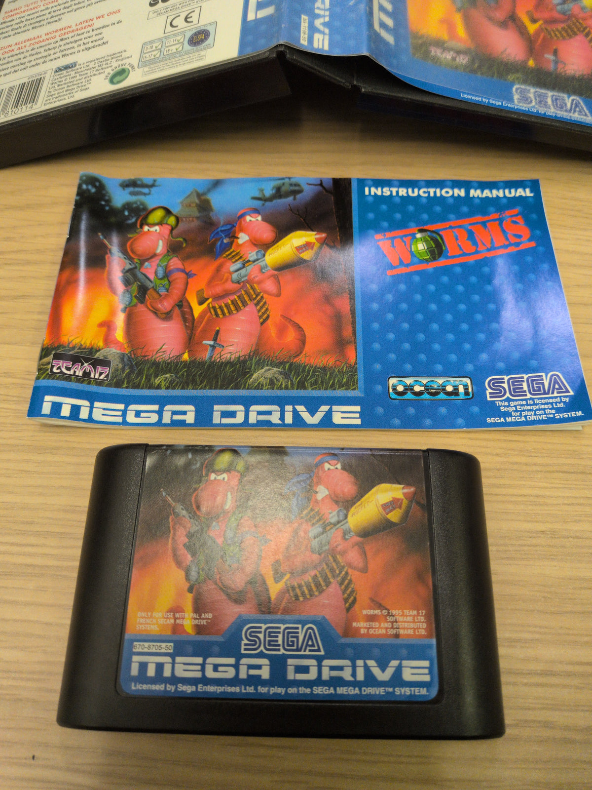 Worms Sega Mega Drive game