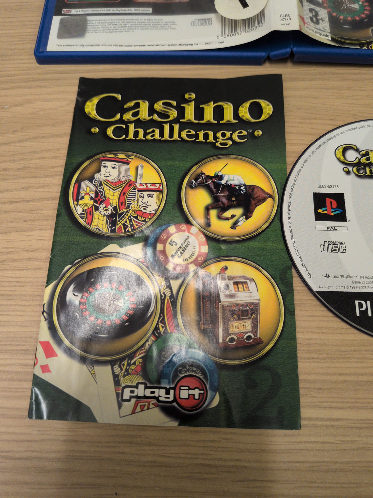 Casino Challenge Sony PS2 game