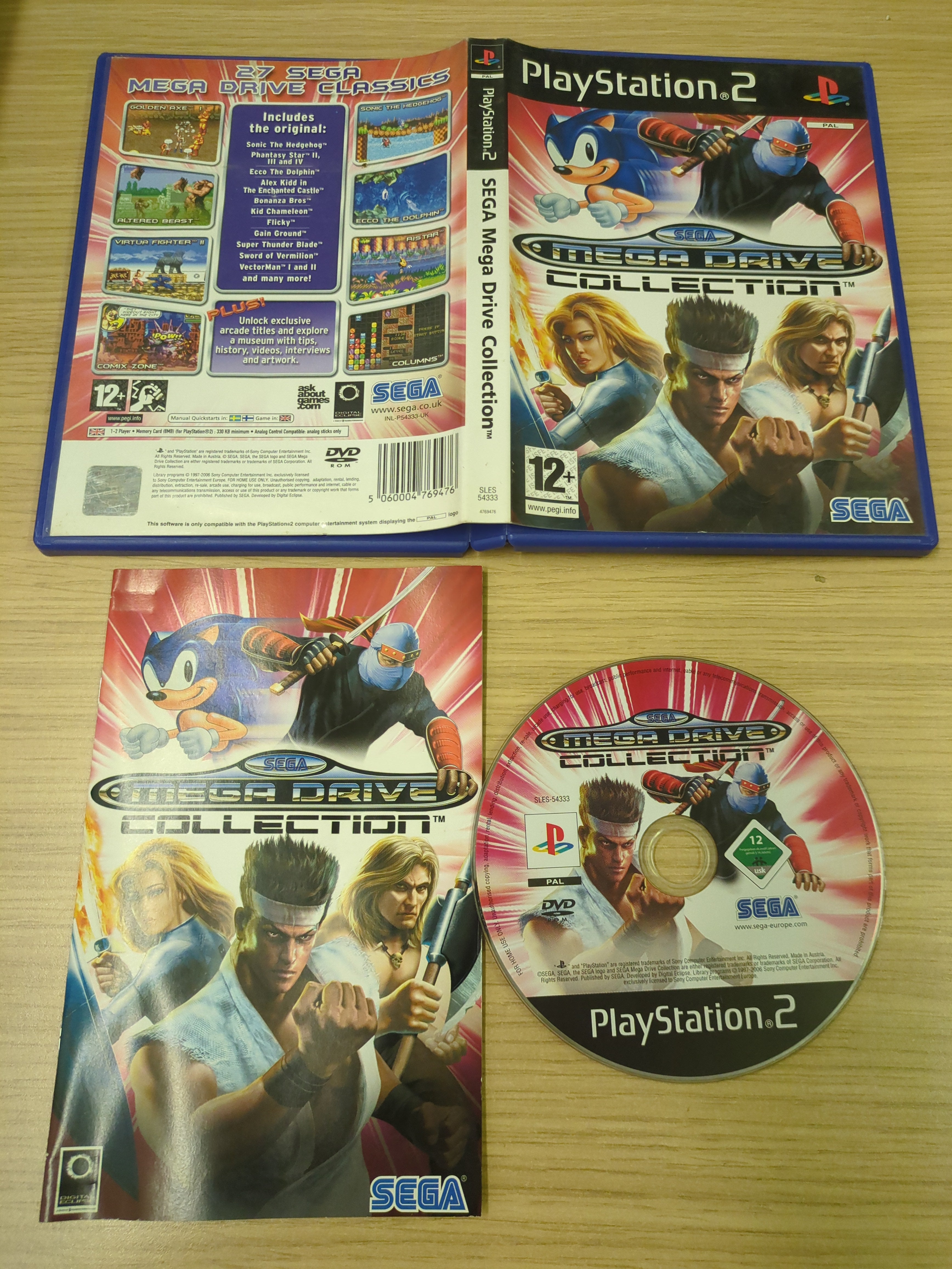 Sega Mega Drive Collection Sony PS2 game