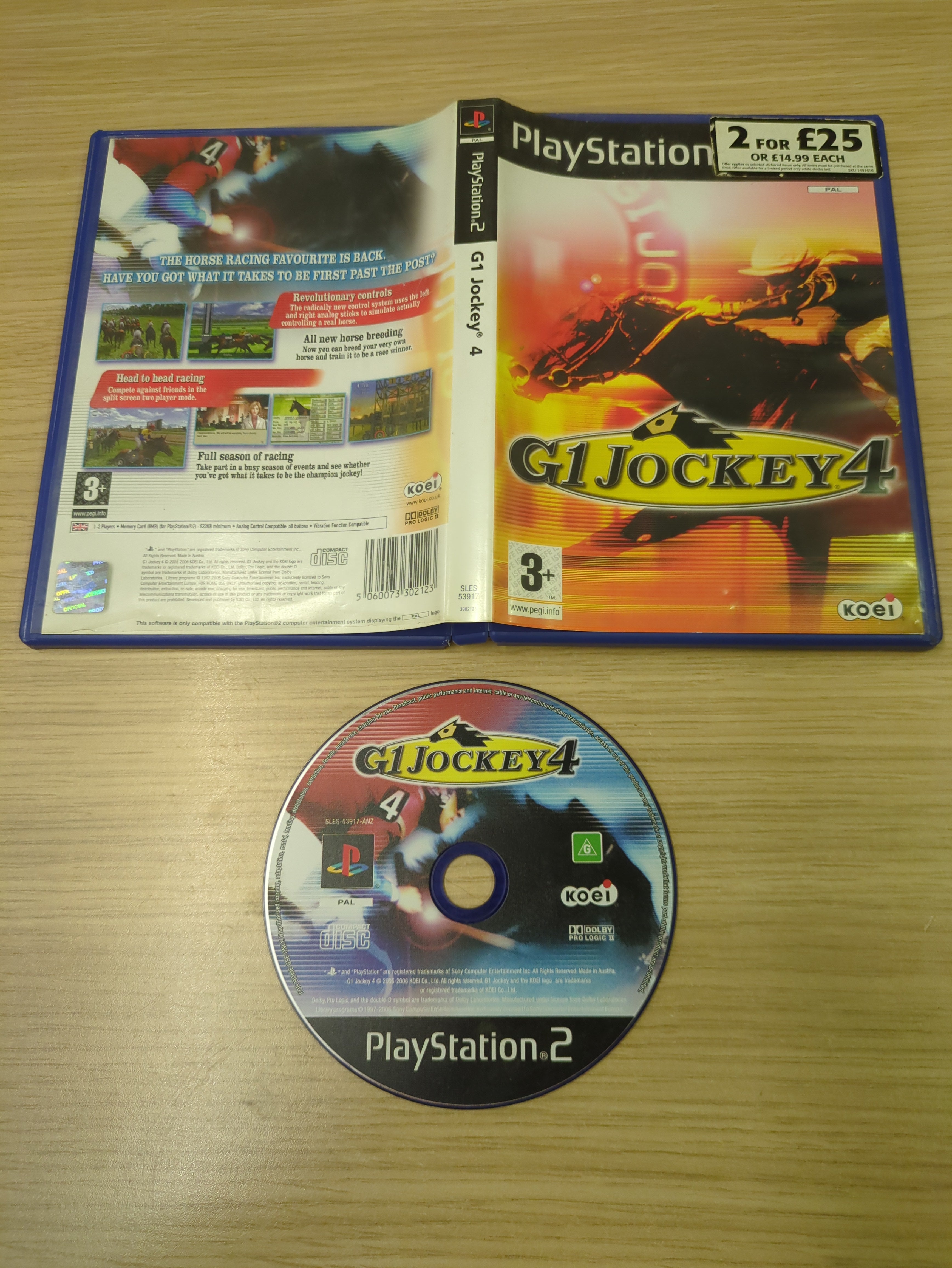 G1 Jockey 4 Sony PS2 game