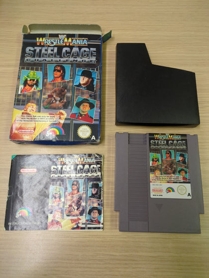 WWF WrestleMania Steel Cage Challenge Nintendo NES game