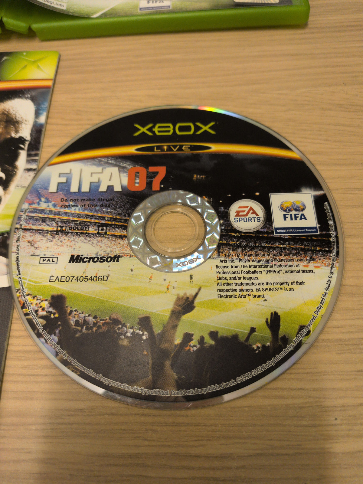 FIFA 07 original Xbox game