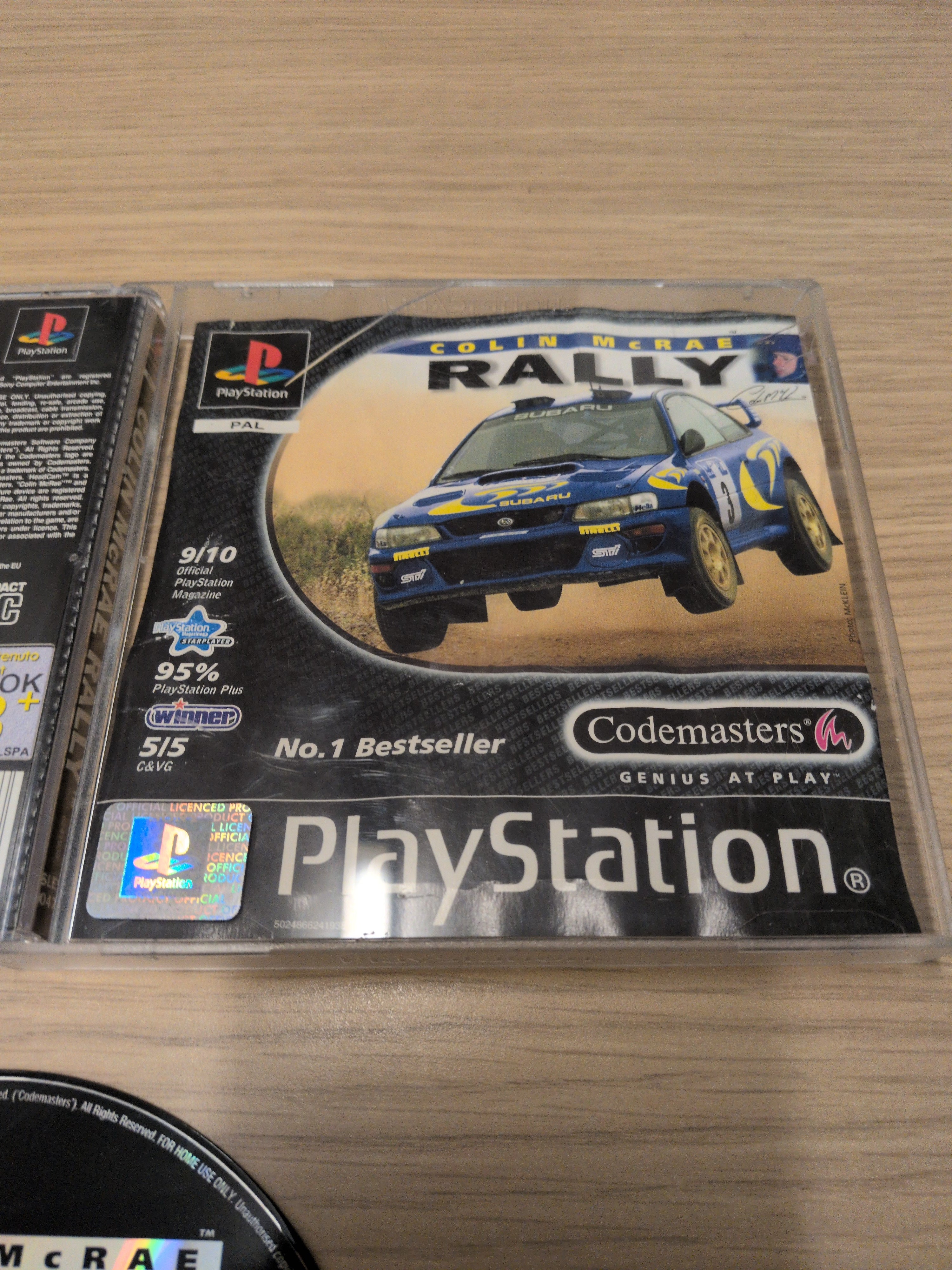 Colin McRae Rally (No. 1 Bestseller) Sony PS1 game