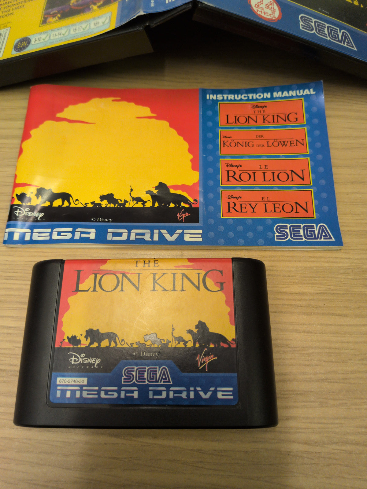 The Lion king (Disney's) Sega Mega Drive game