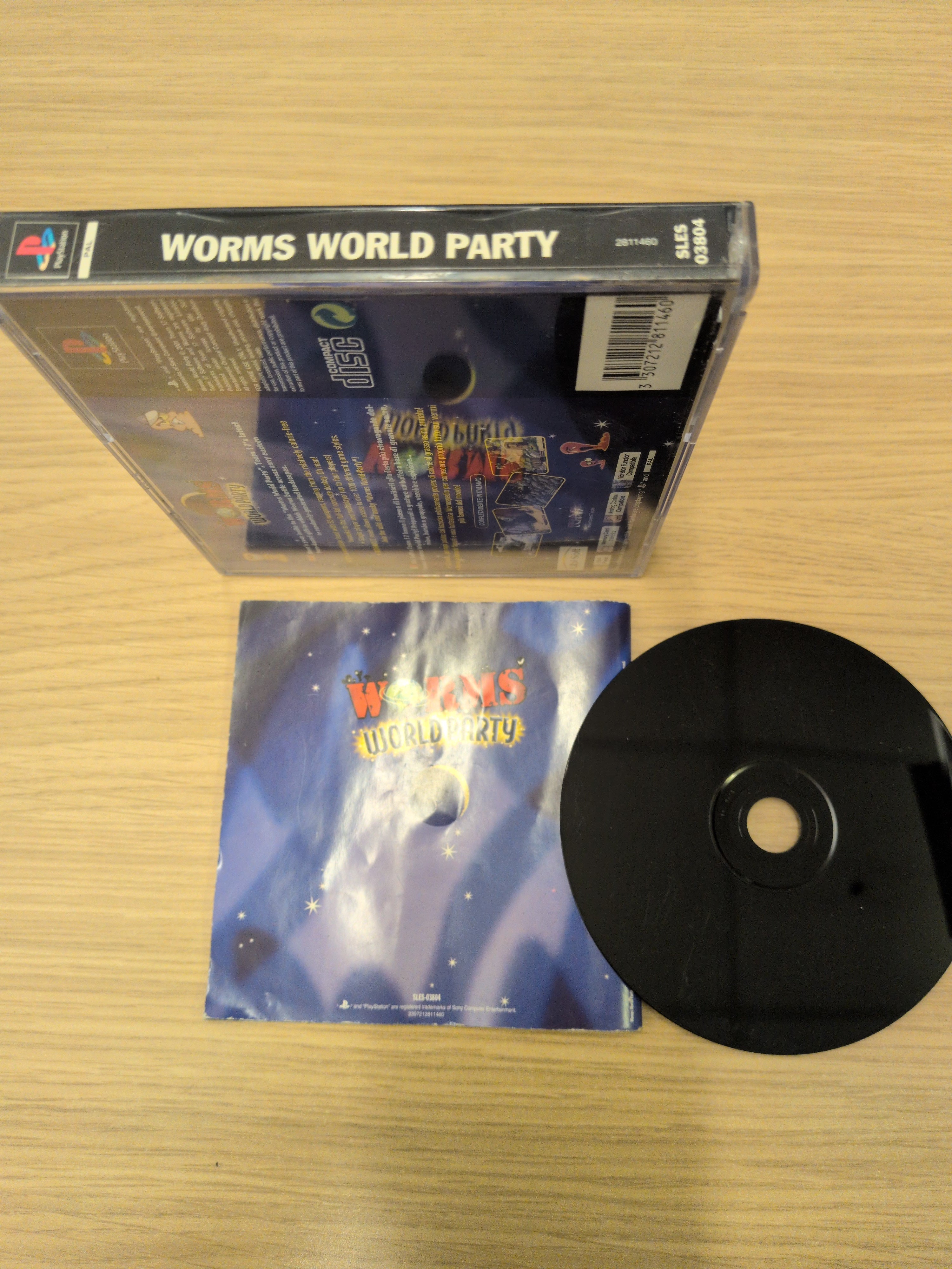 Worms World Party Sony PS1 game