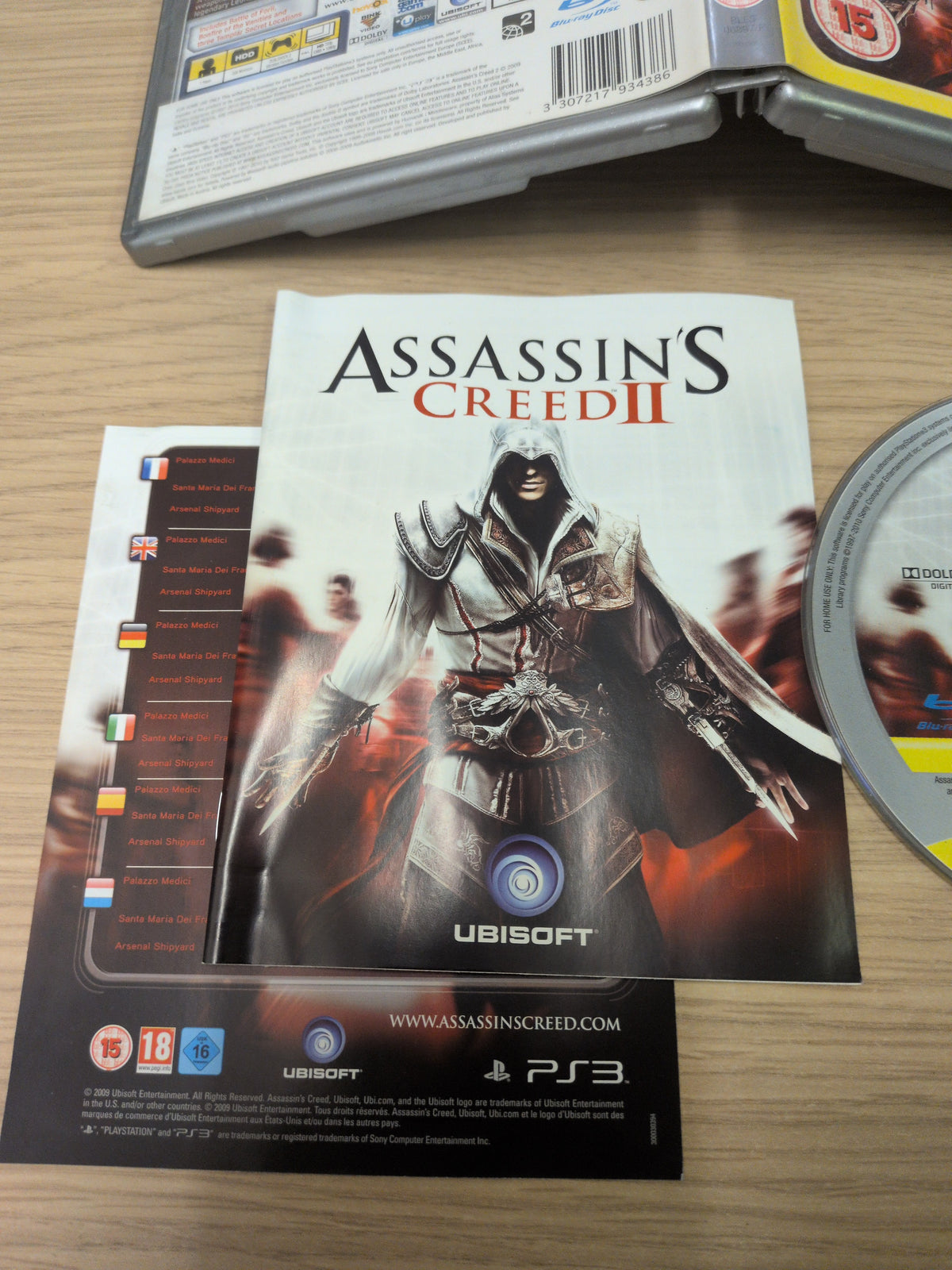 Assassin's Creed II Platinum Sony PS3 game