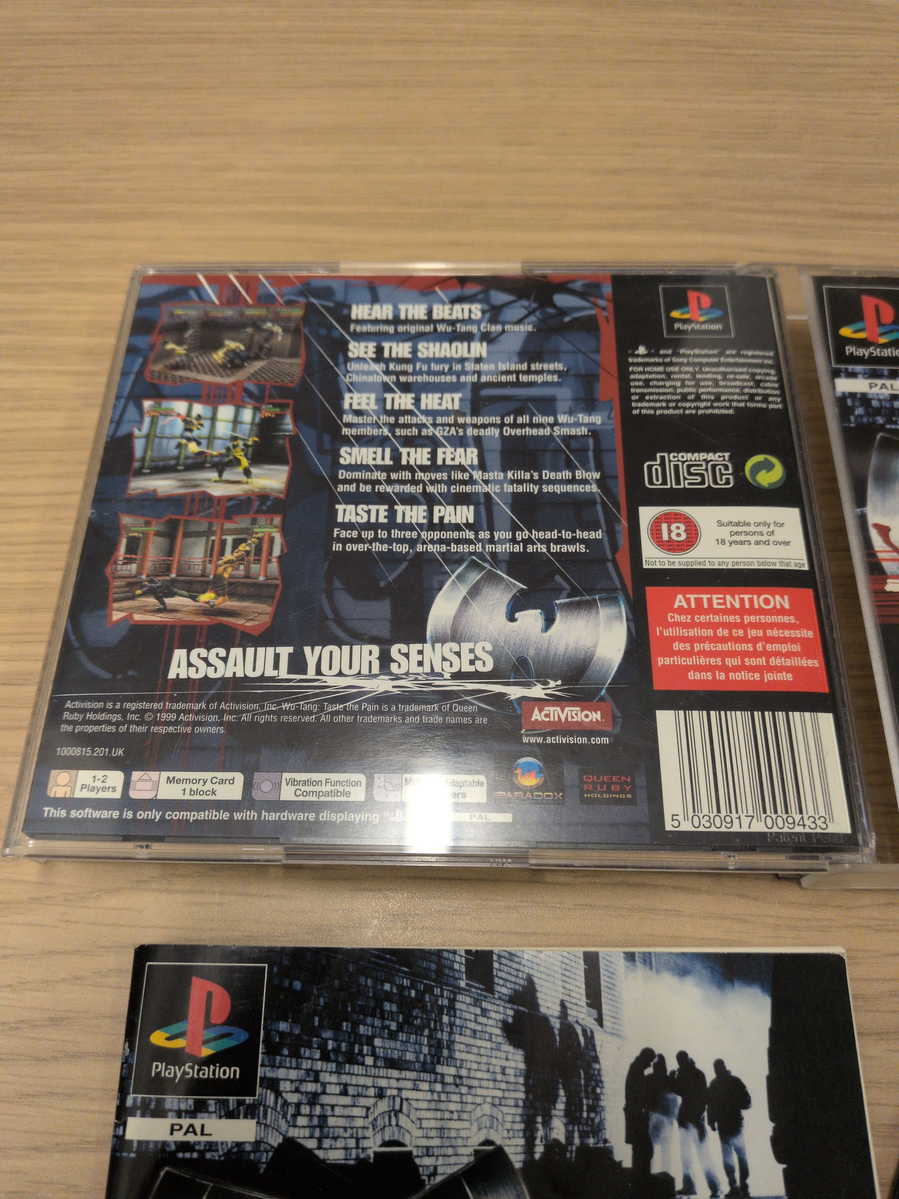 Wu Tang Taste the Pain Sony PS1 game