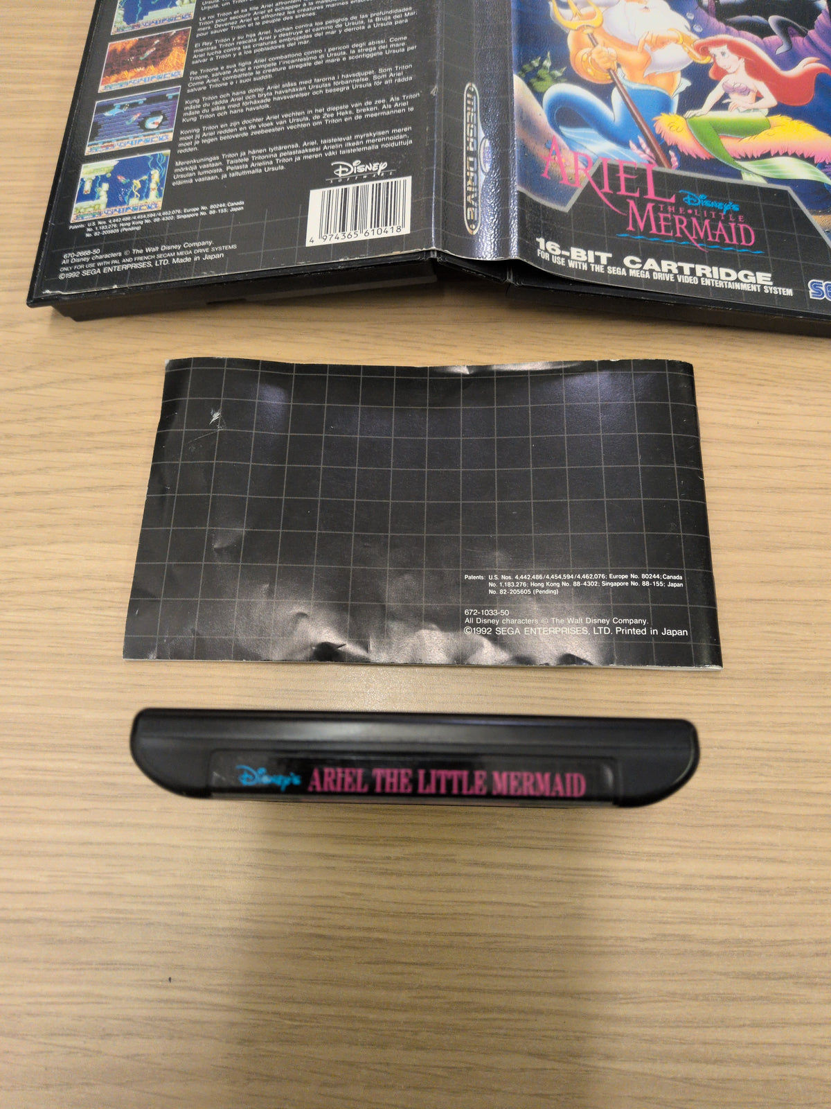 Ariel: The Little Mermaid (Disney's) Sega Mega Drive game