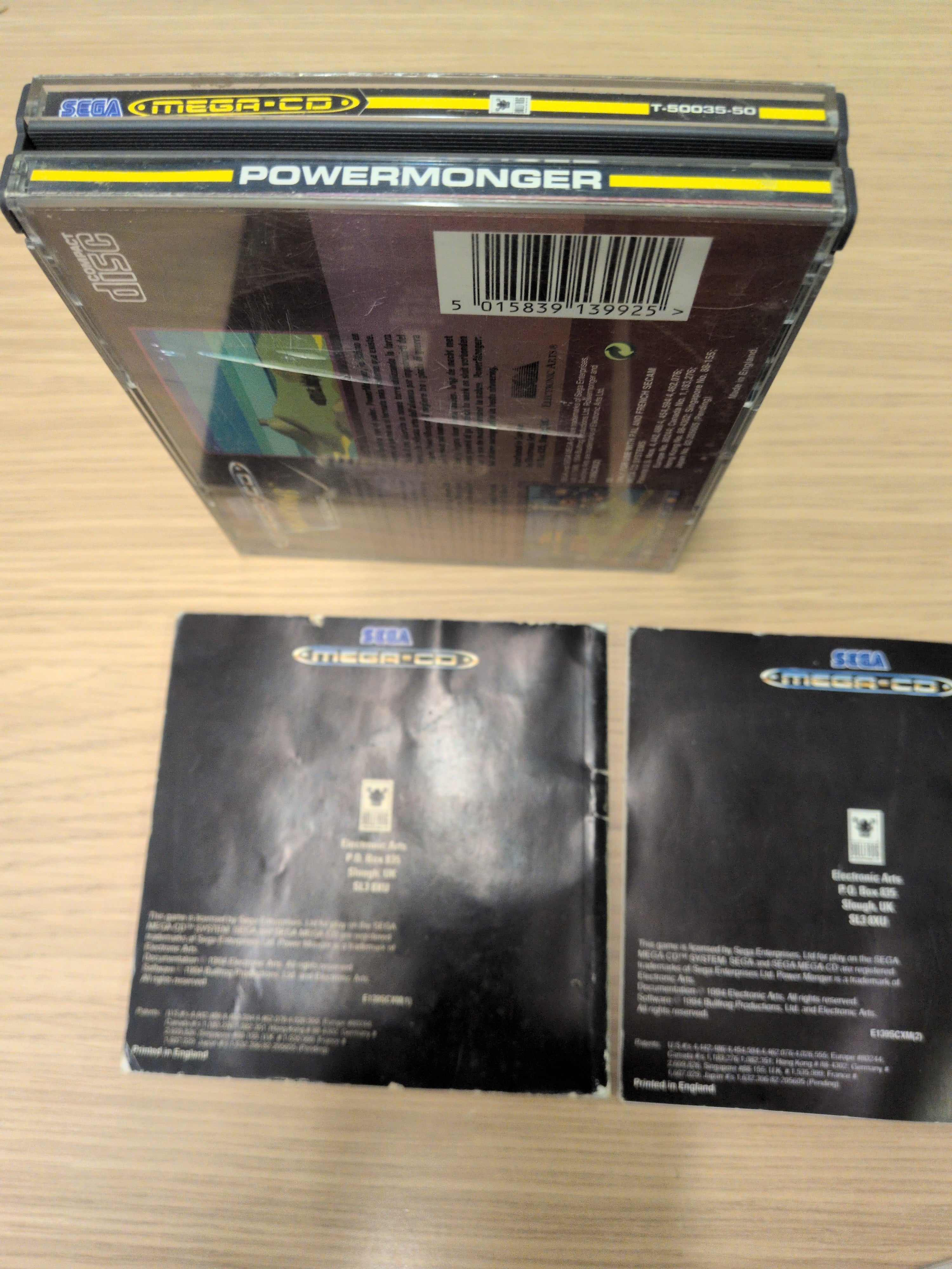 Powermonger Sega Mega-CD game