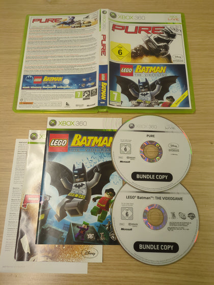 Pure / Lego Batman The Video Game Xbox 360 Bundle game