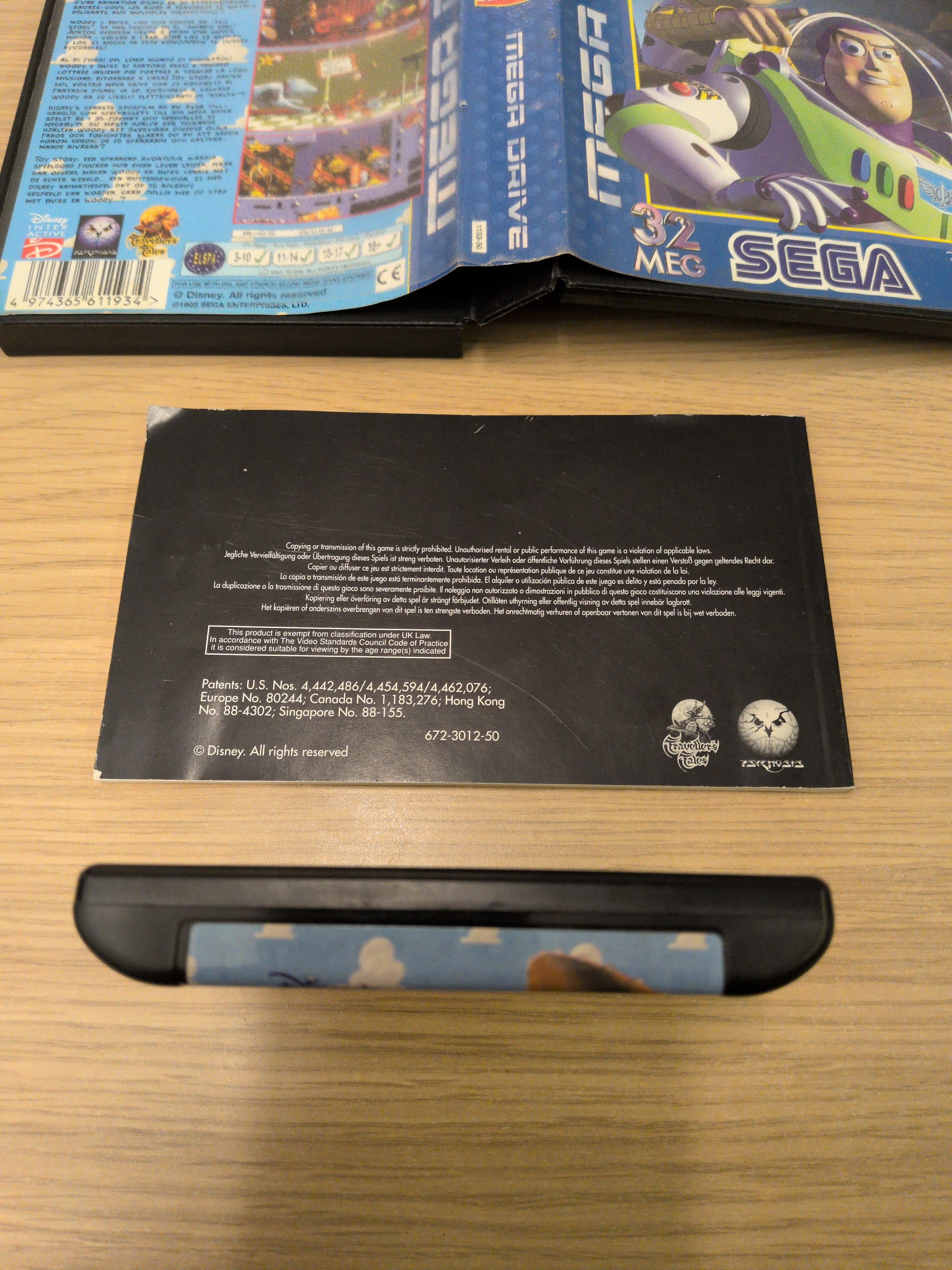 Toy Story (Disney's) Sega Mega Drive game