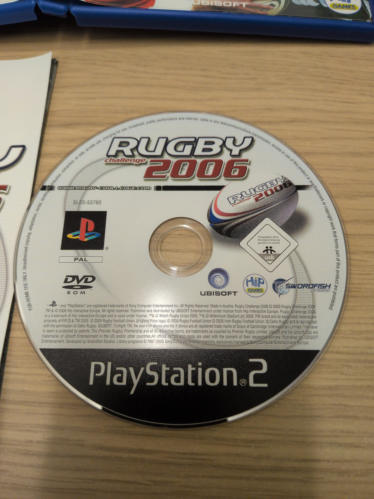 Rugby Challenge 2006 Sony PS2 game
