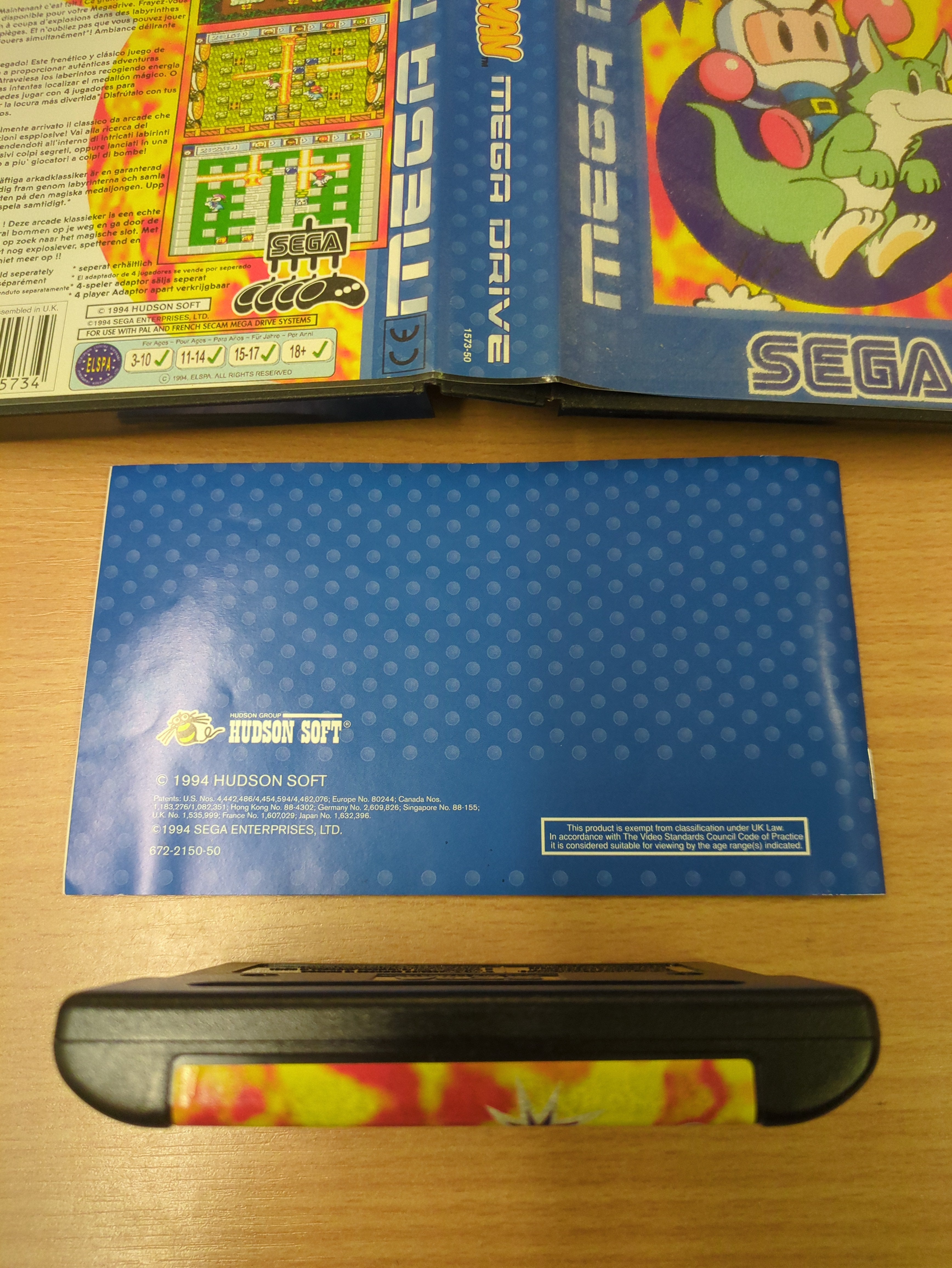 Mega Bomberman Sega Mega Drive game