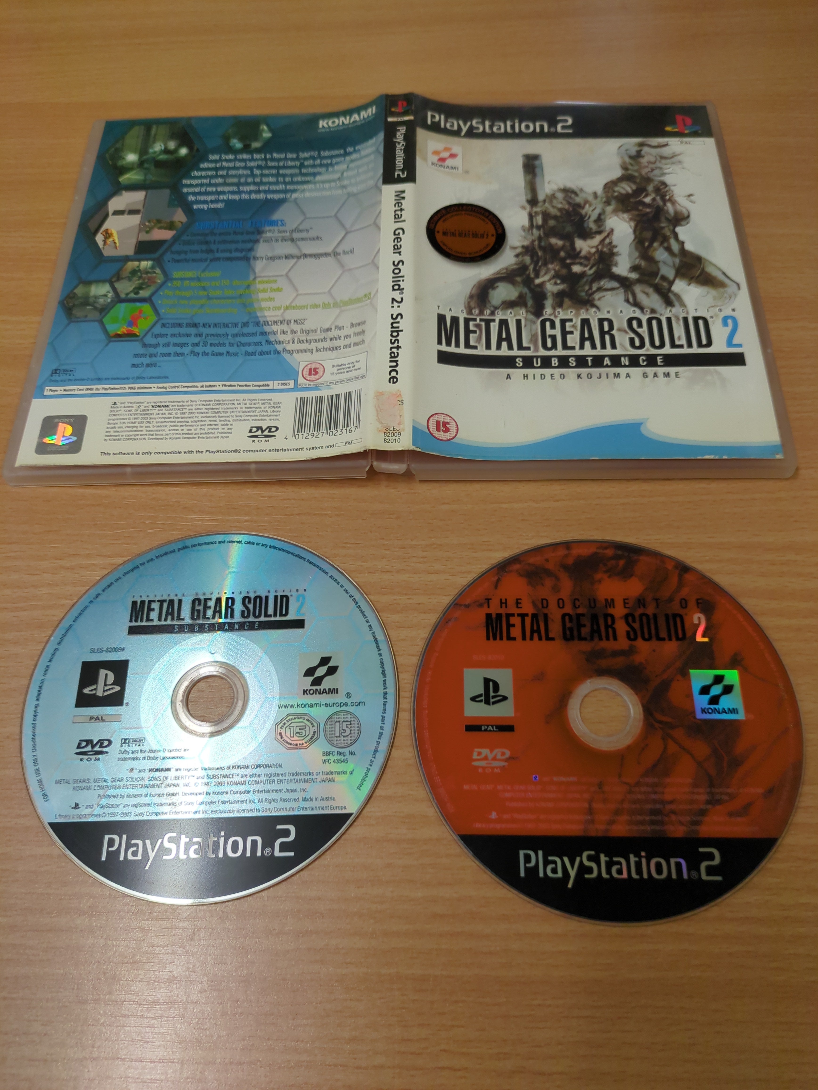 Metal Gear Solid 2: Substance Sony PS2 game – retro game store uk