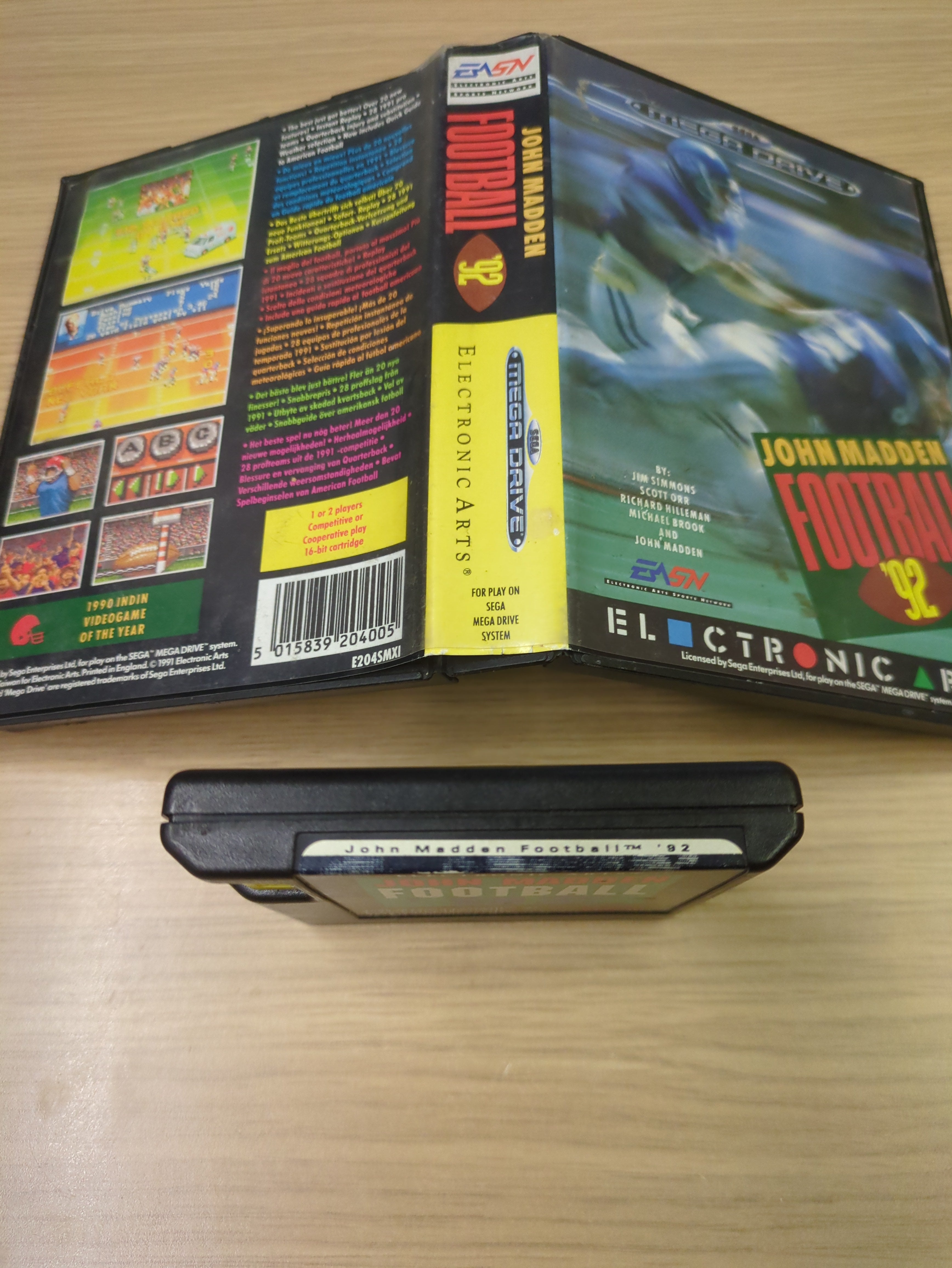 John Madden Football '92 Sega Mega Drive game