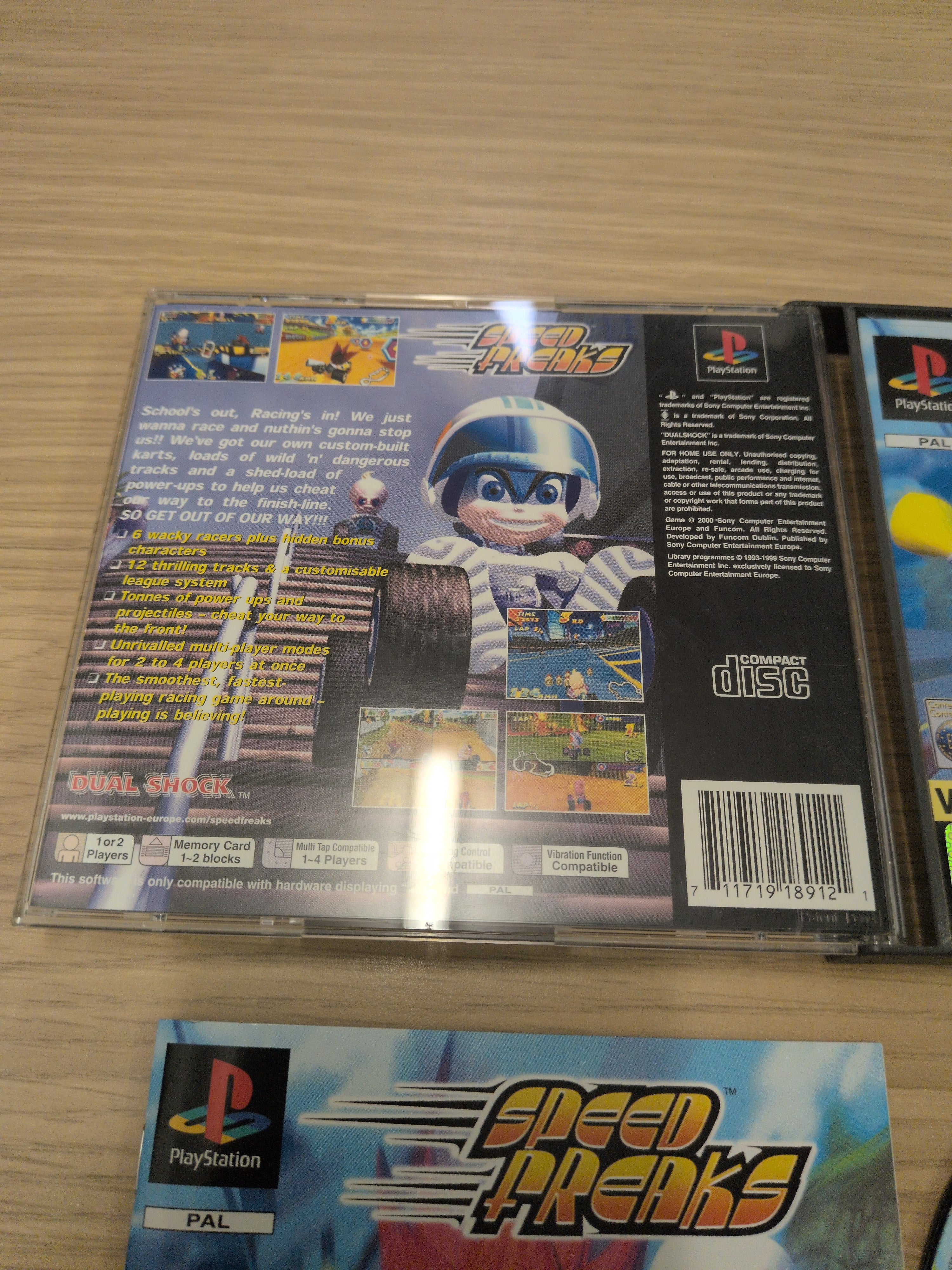 Speed Freaks Sony PS1 game