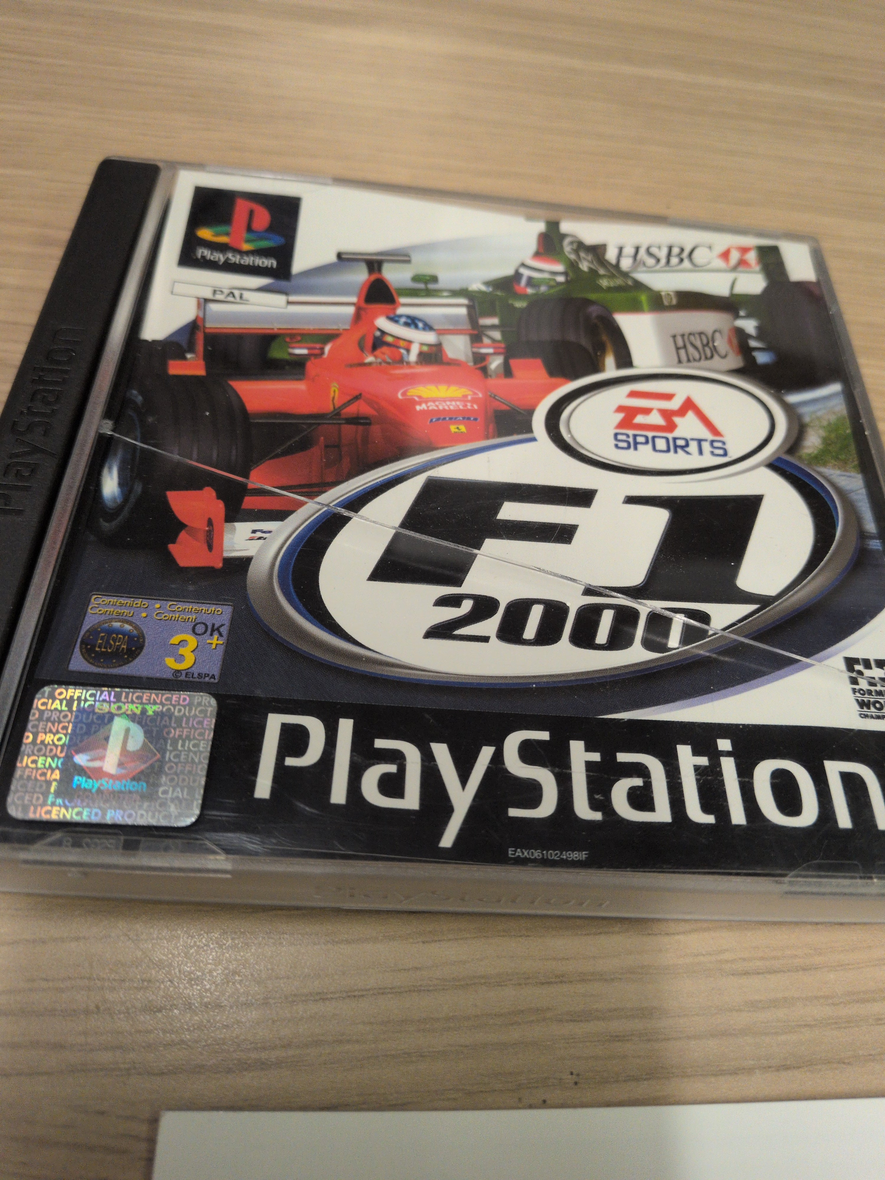 F1 2000 Sony PS1 game