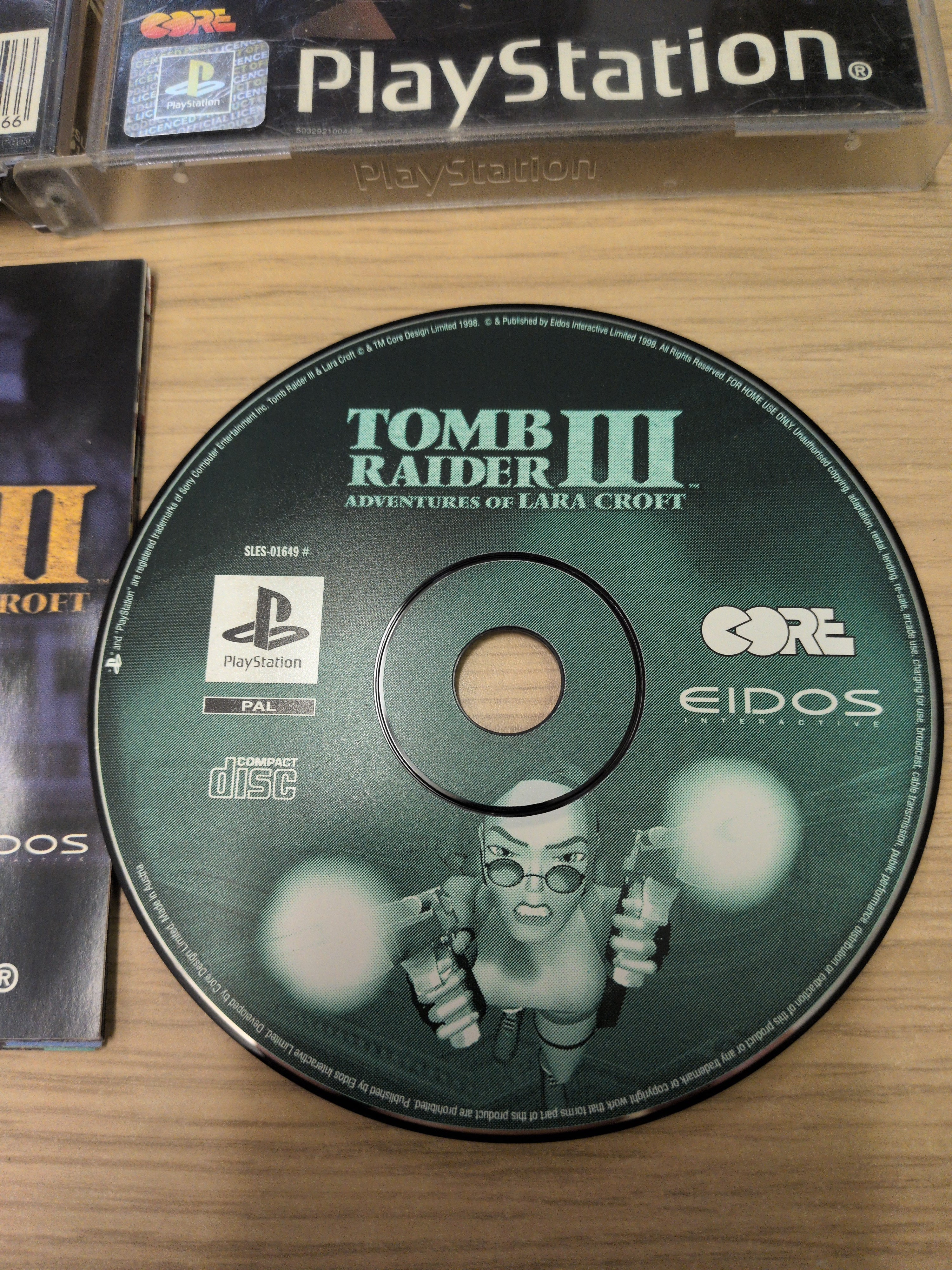 Tomb Raider III Sony PS1 game