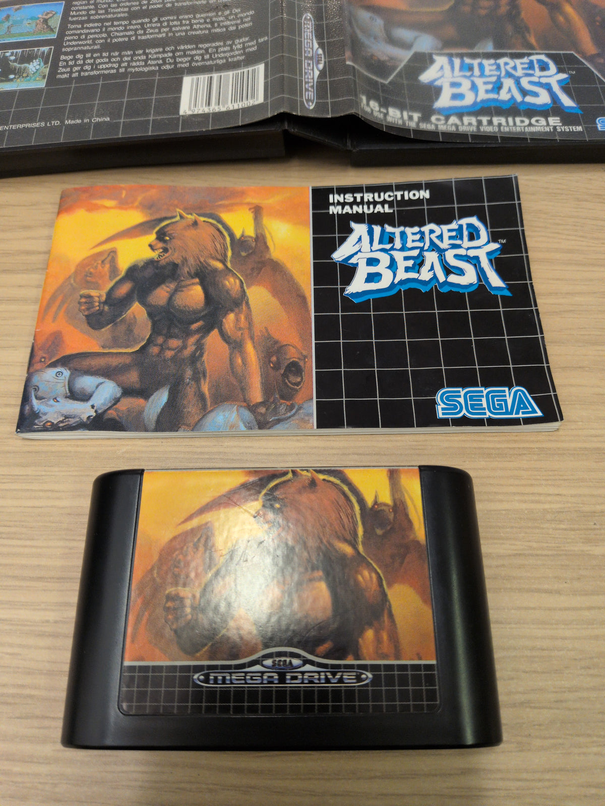 Altered Beast Sega Mega Drive game
