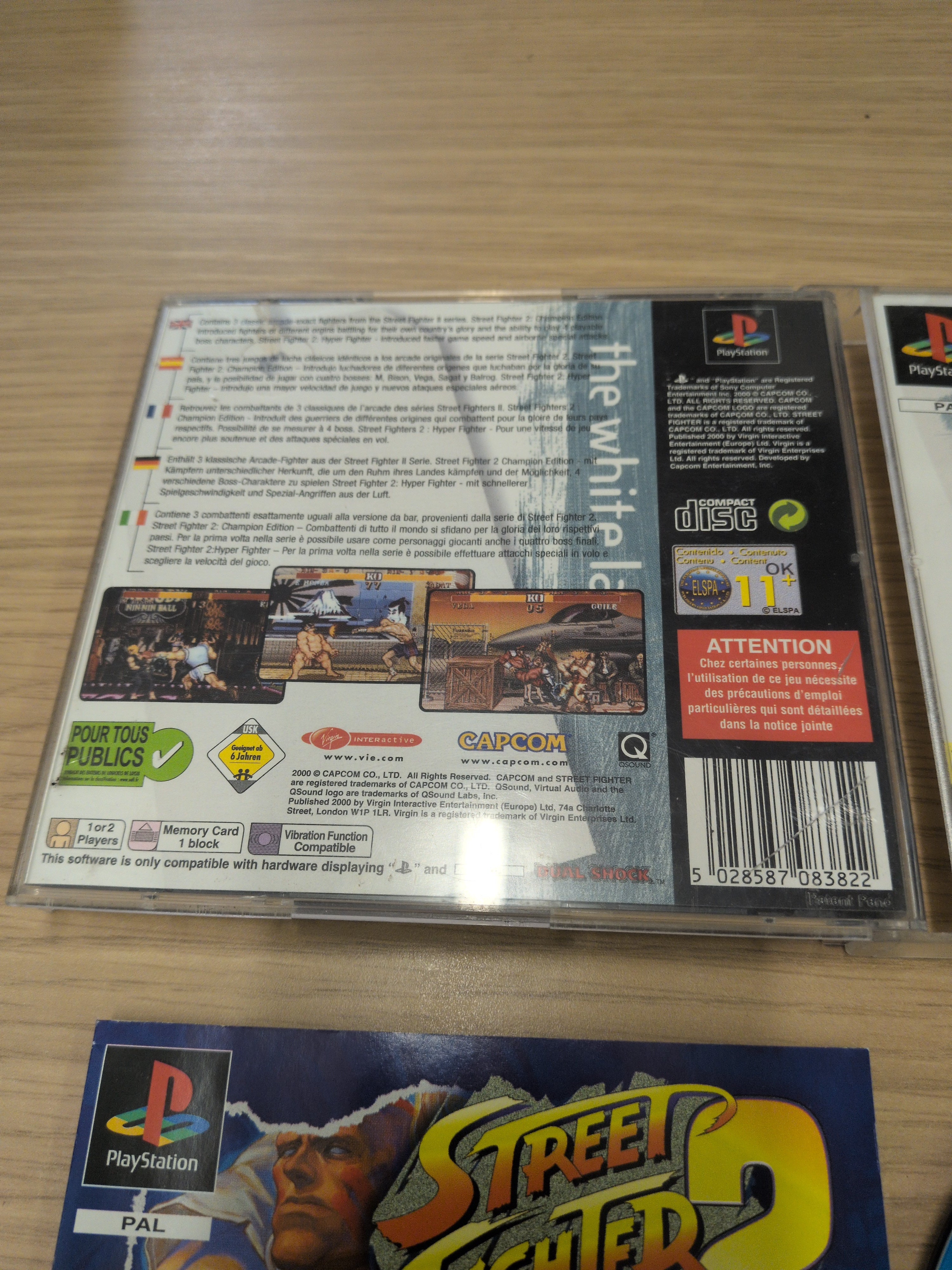 Street Fighter Collection 2 Sony PS1 game