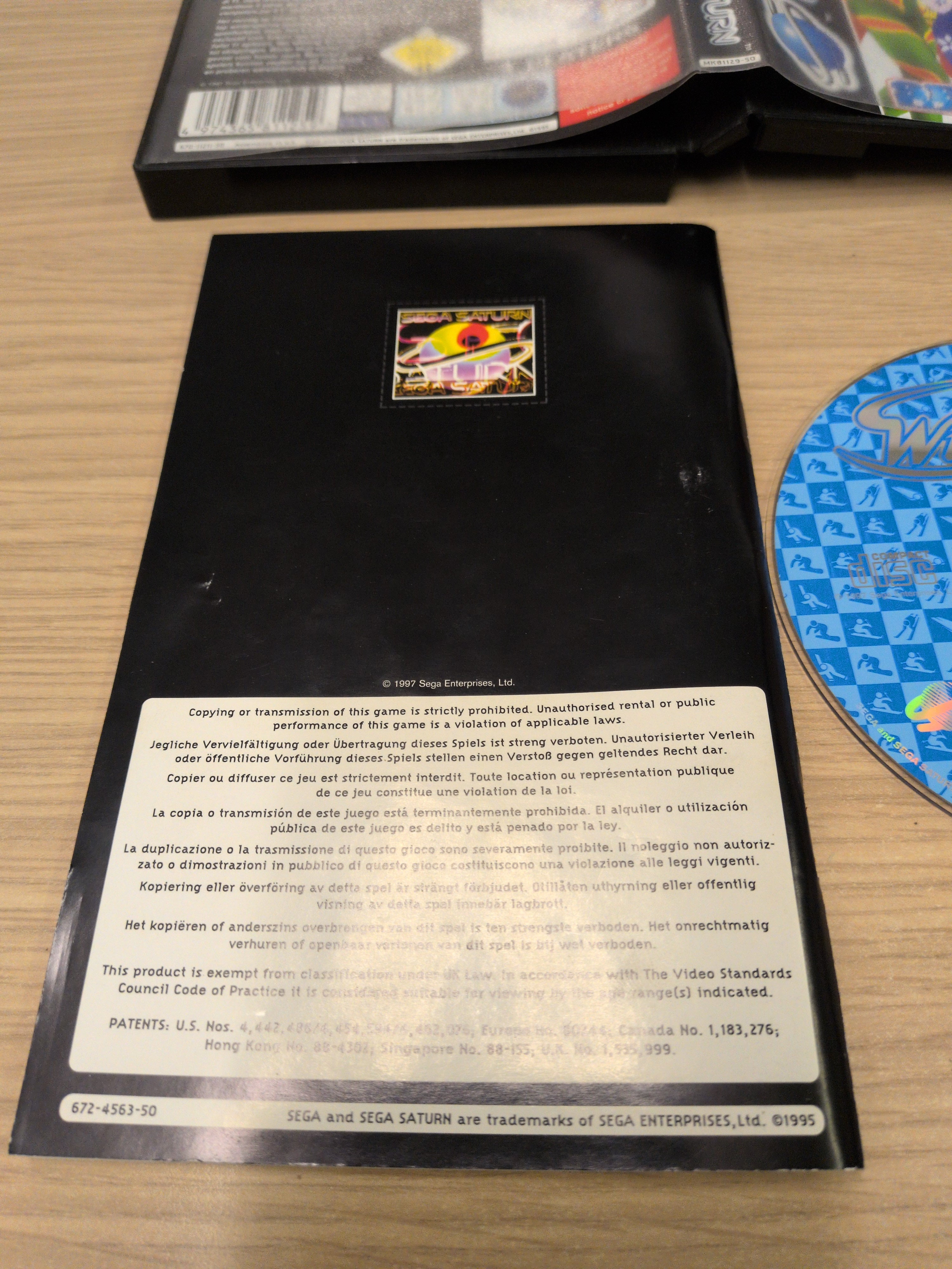 Winter Heat Sega Saturn game
