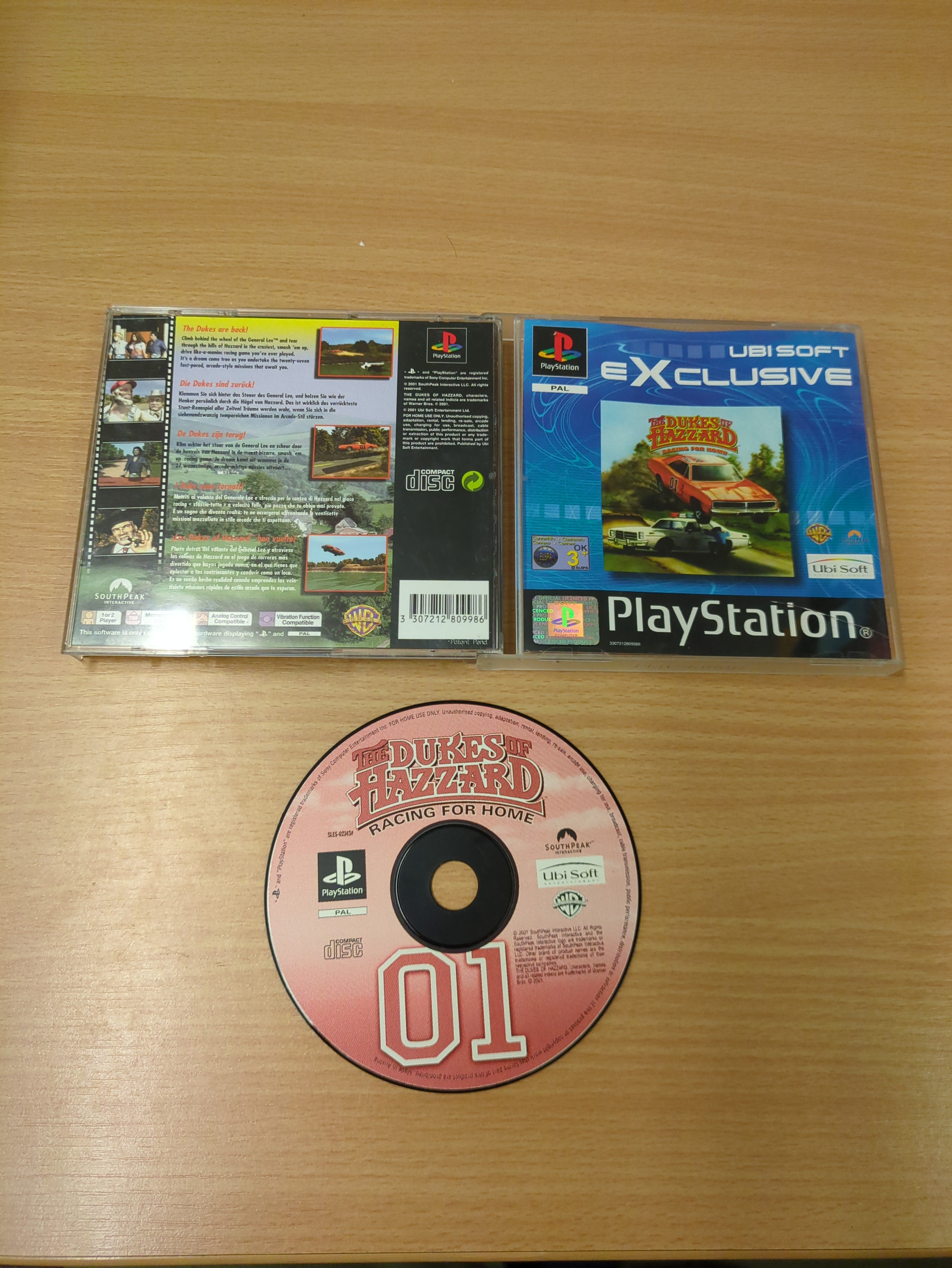 Dukes of Hazzard Racing For Home (Ubisoft Exclusive) Sony PS1 game