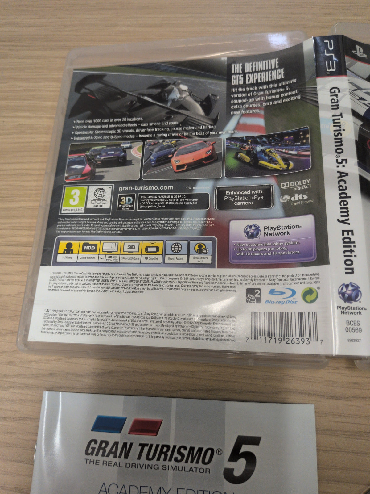 Gran Turismo 5: Academy Edition Sony PS3 game