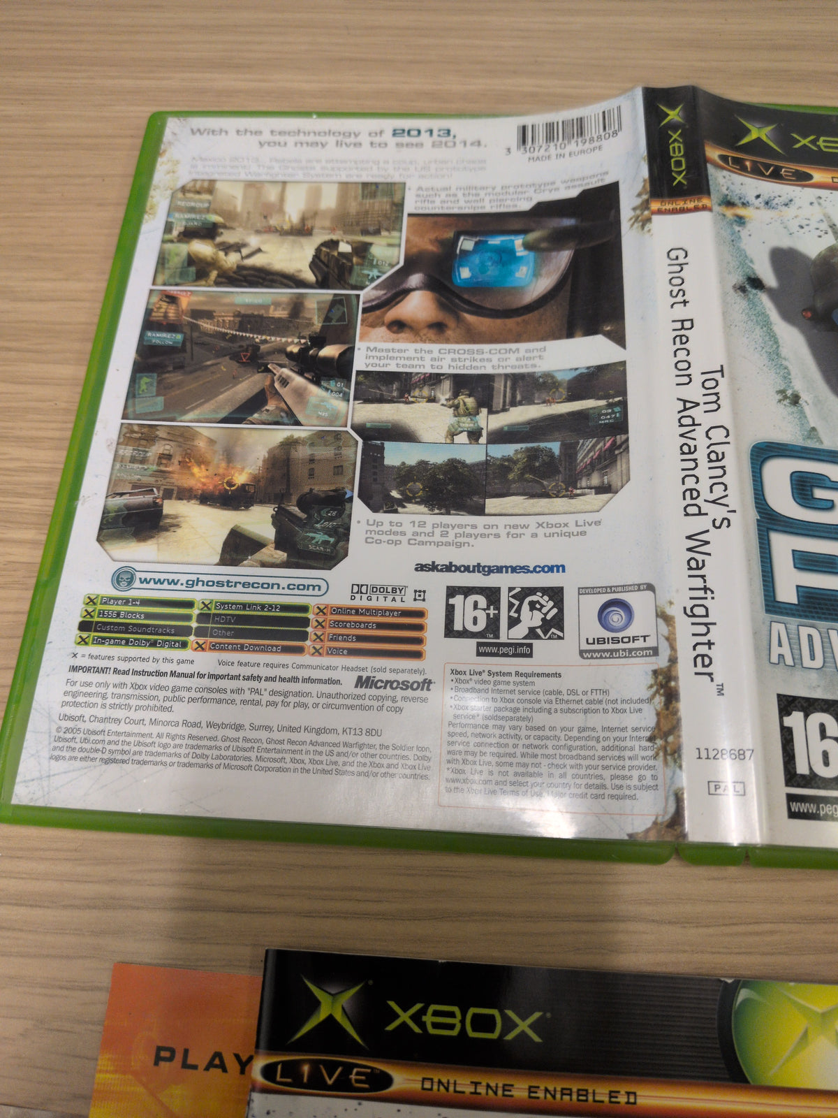 Tom Clancy's Ghost Recon: Advanced Warfighter original Xbox game