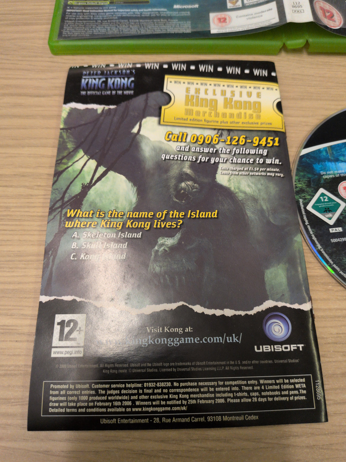 Peter Jackson's King Kong original Xbox game