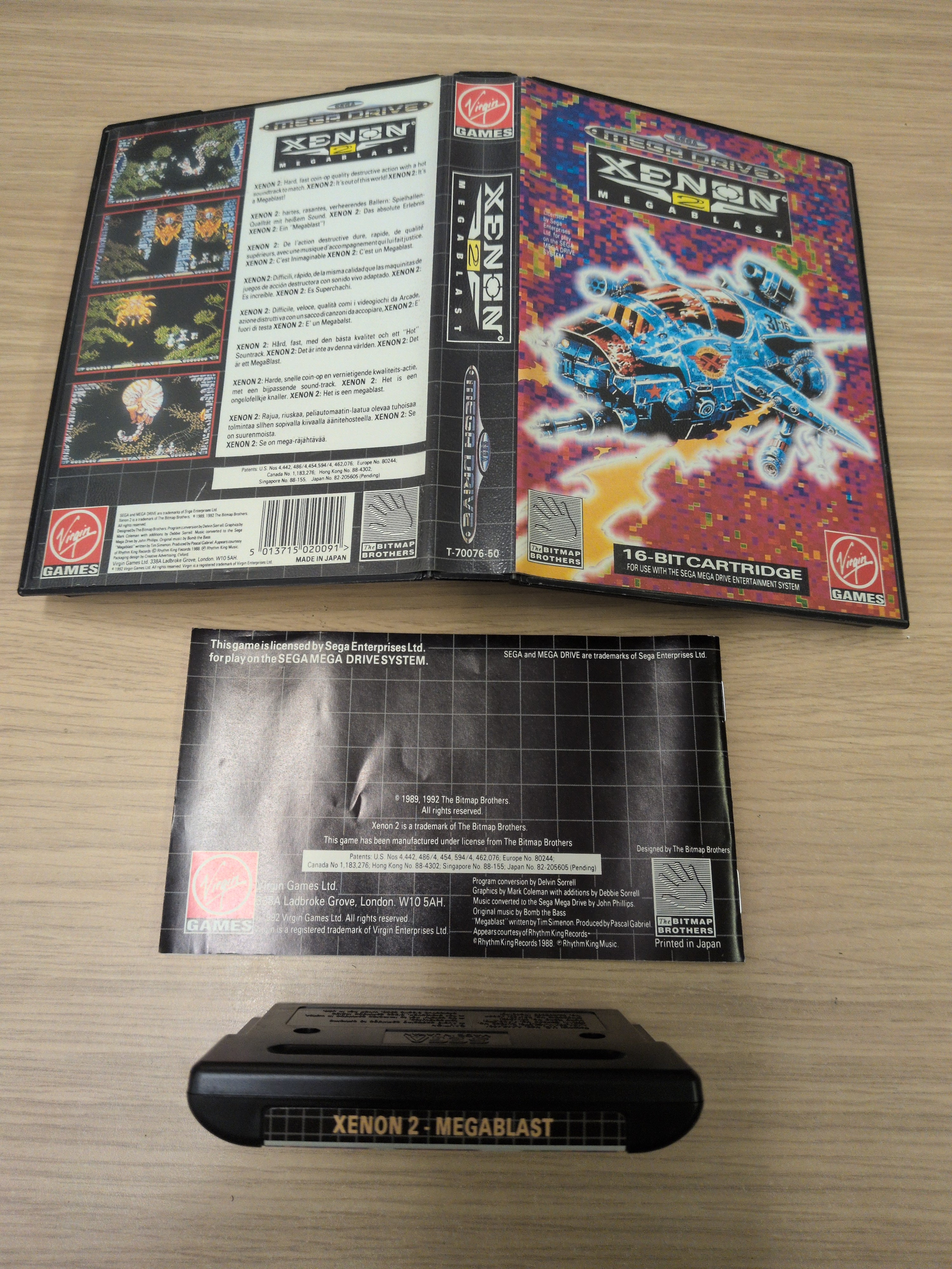 Xenon 2: Megablast Sega Mega Drive game