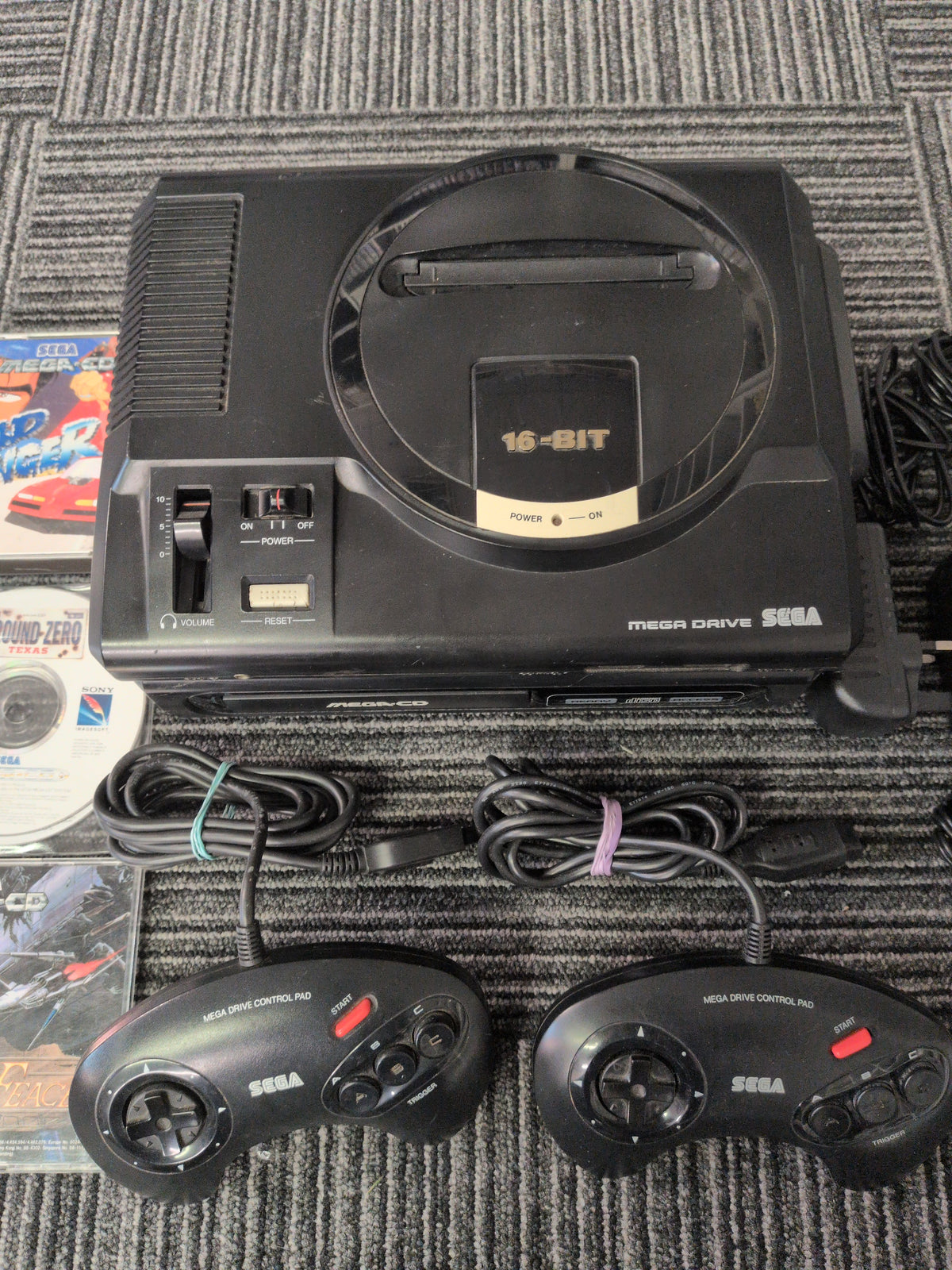 Sega Mega CD Console Bundle with 10 Games