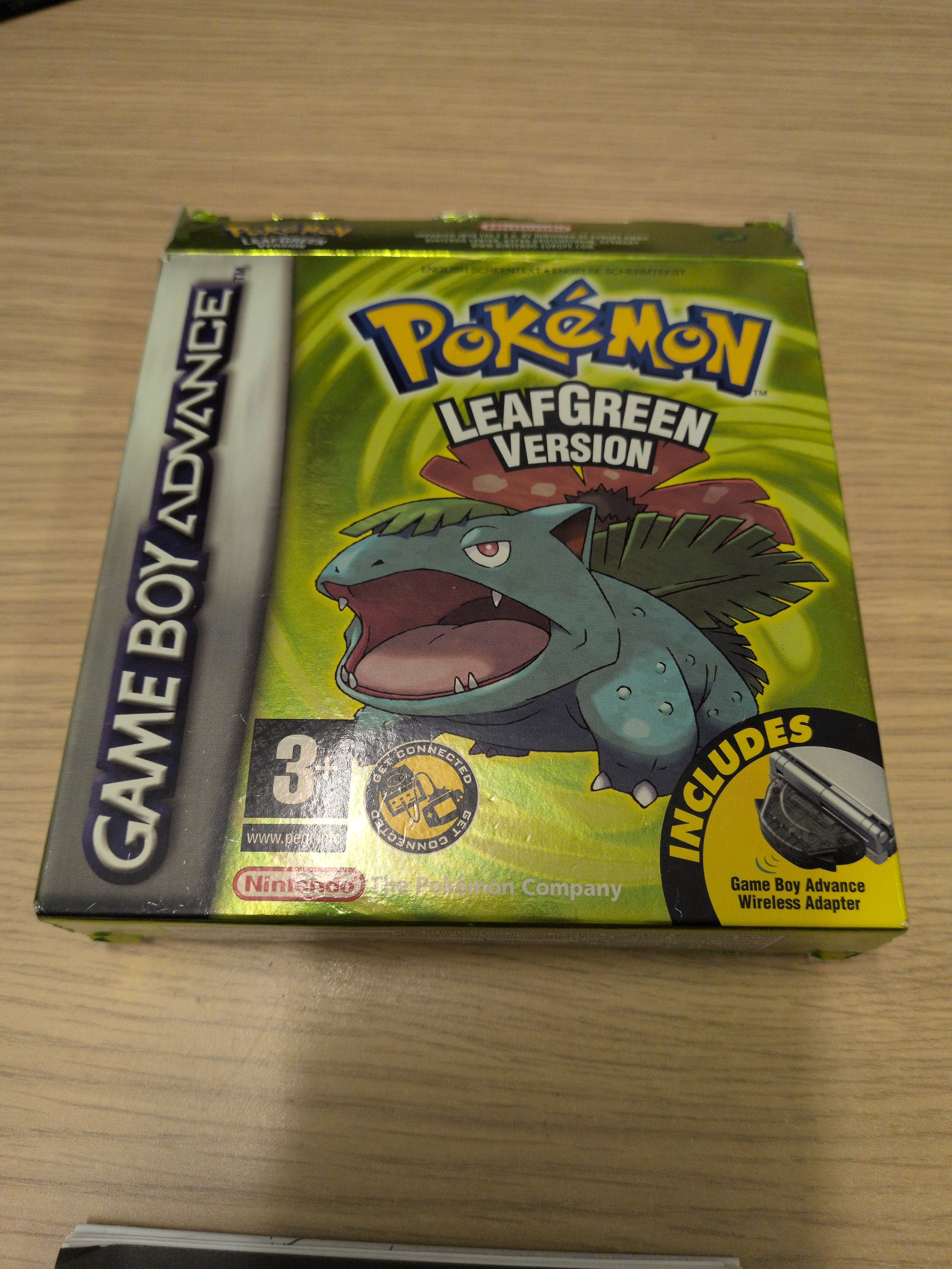 Pokemon Leaf Green Nintendo GBA Game Boy Advance