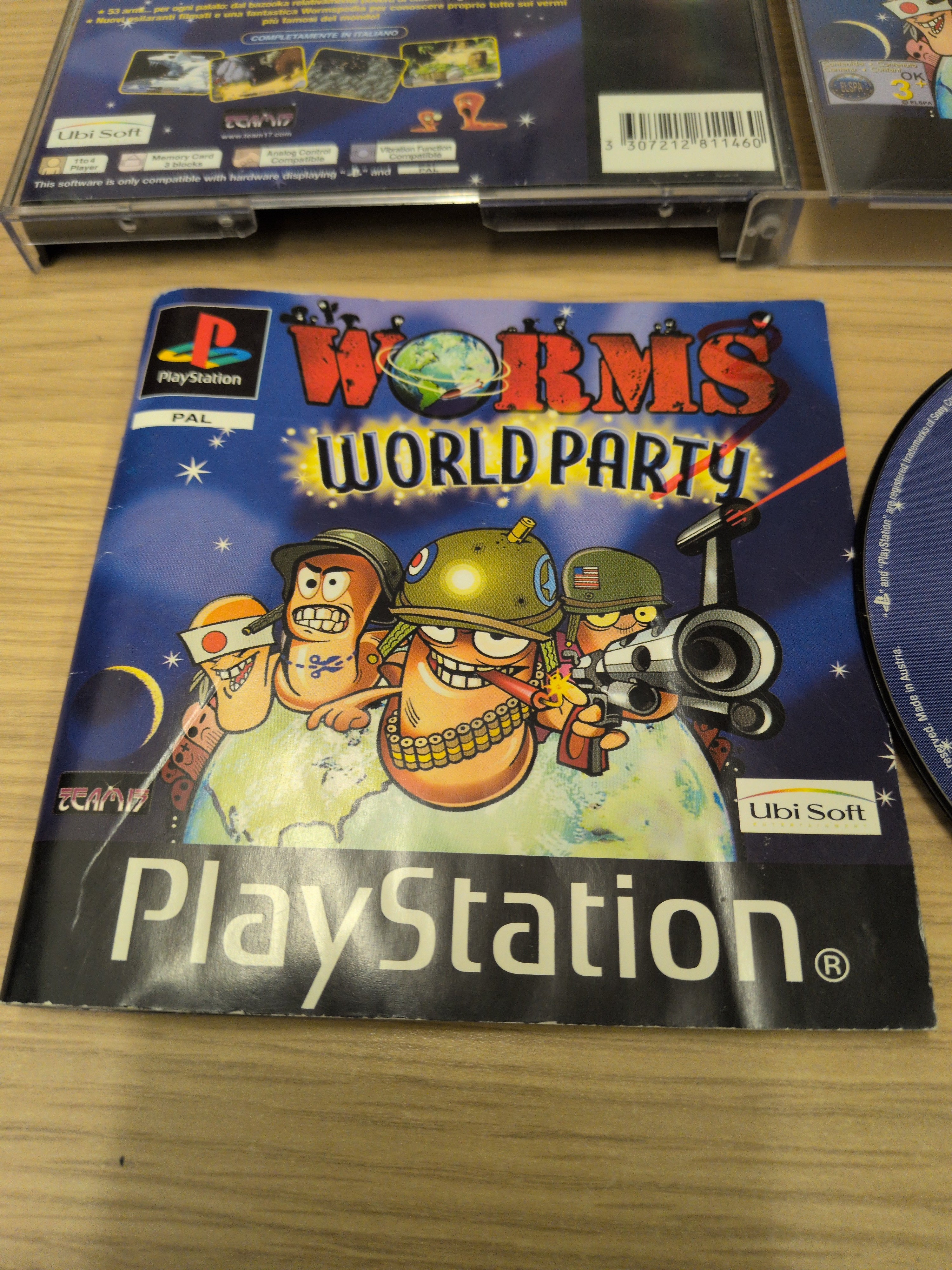 Worms World Party Sony PS1 game