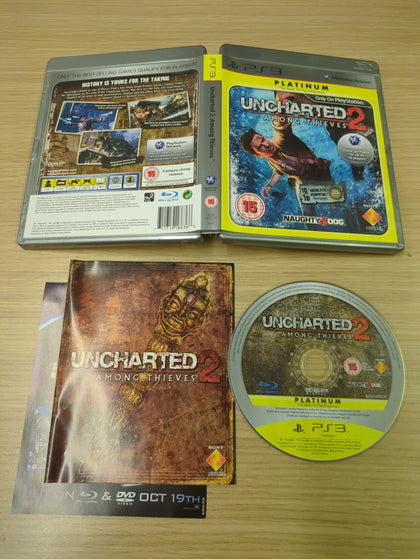 Uncharted 2: Among Thieves Platinum Sony PS3 game