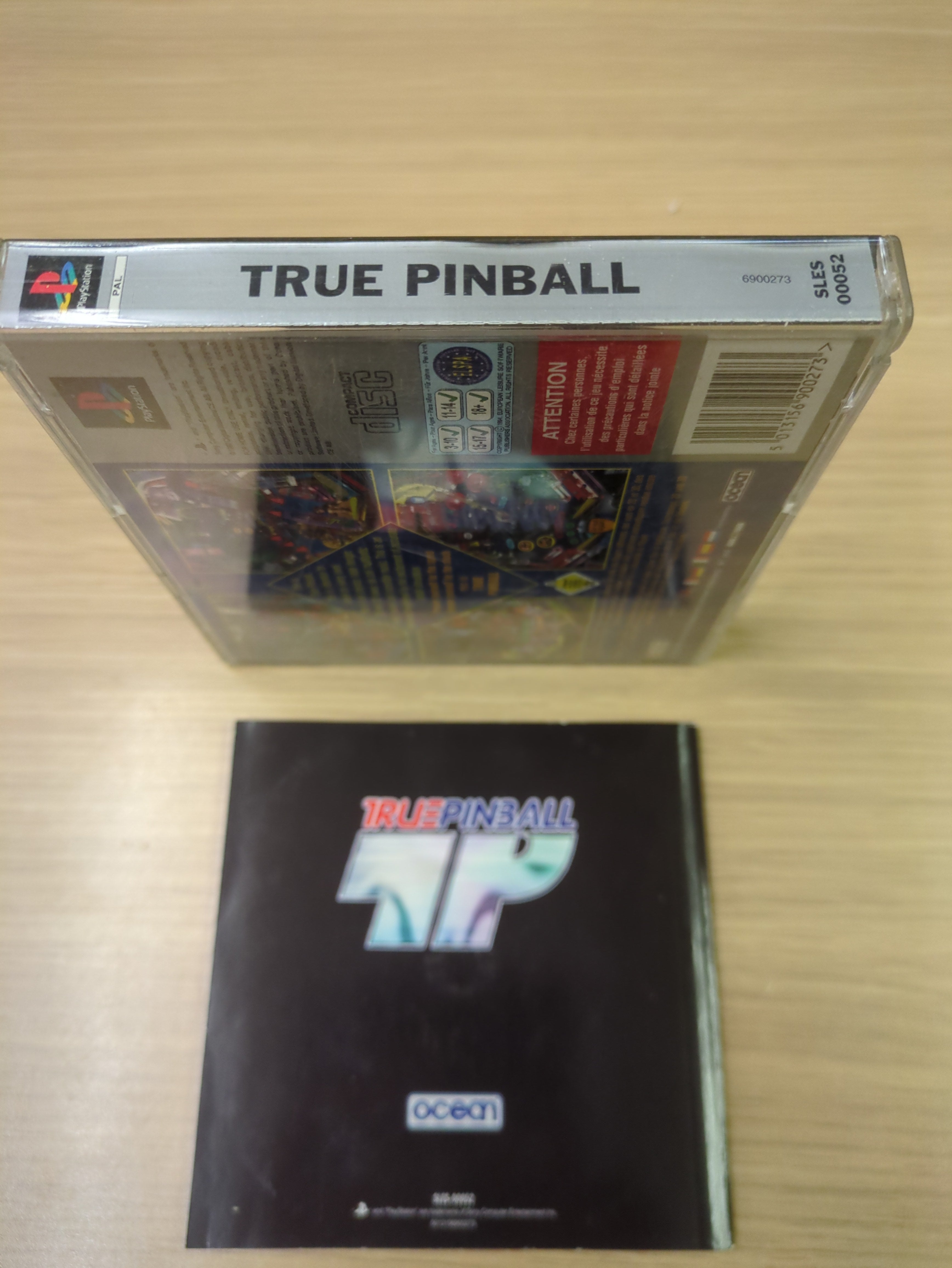 True Pinball Platinum Sony PS1 game