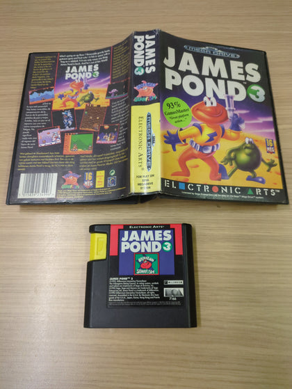 James Pond 3: Operation Starfish Sega Mega Drive game complete