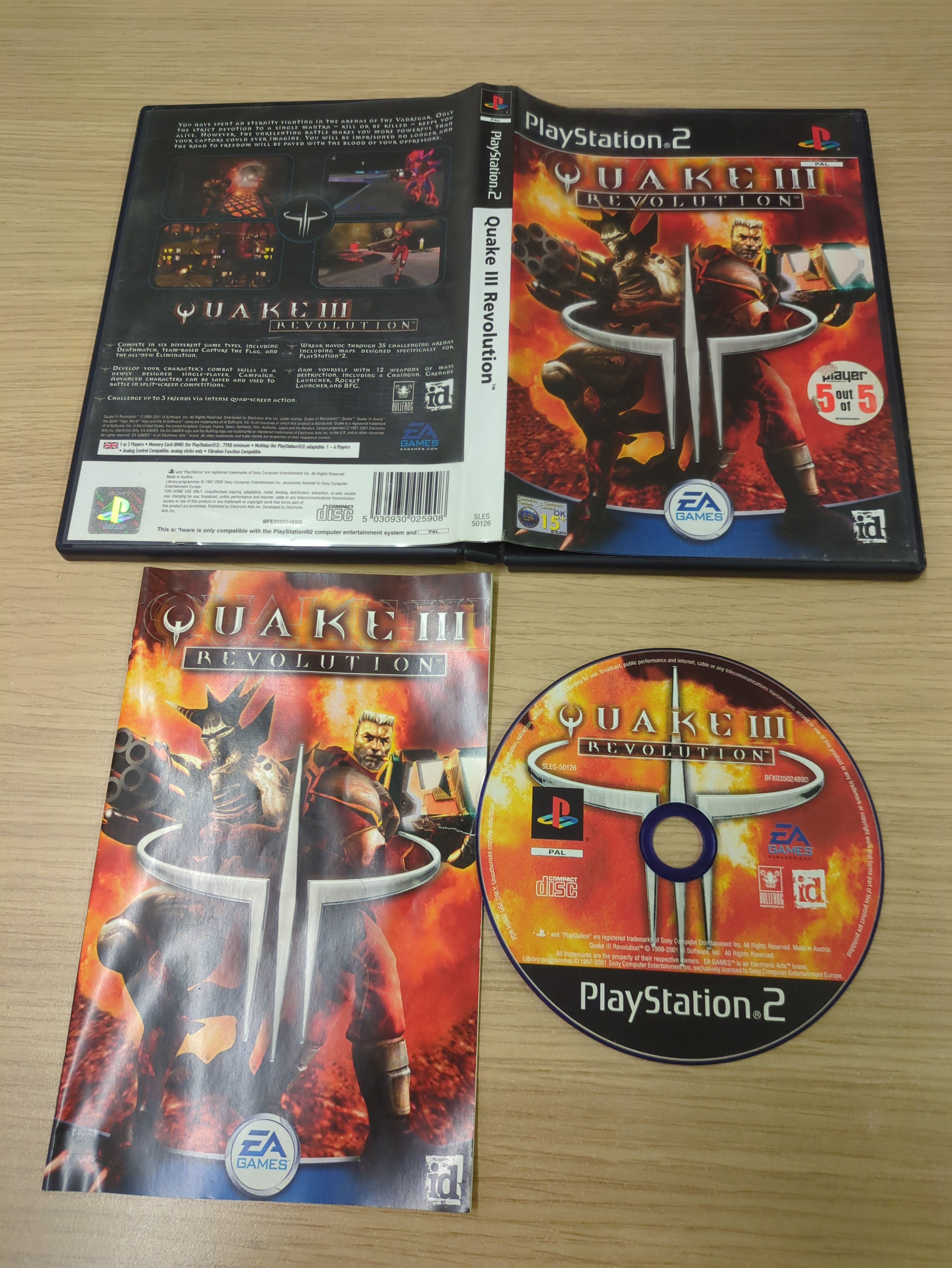 Quake III Revolution Sony PS2 game