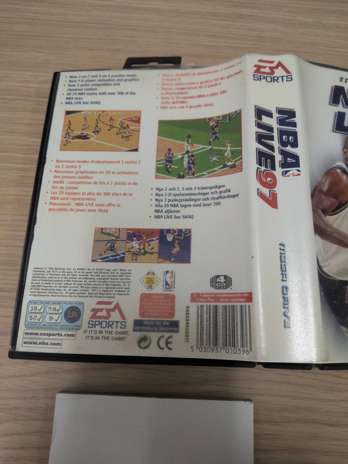 NBA Live '97 Sega Mega Drive game