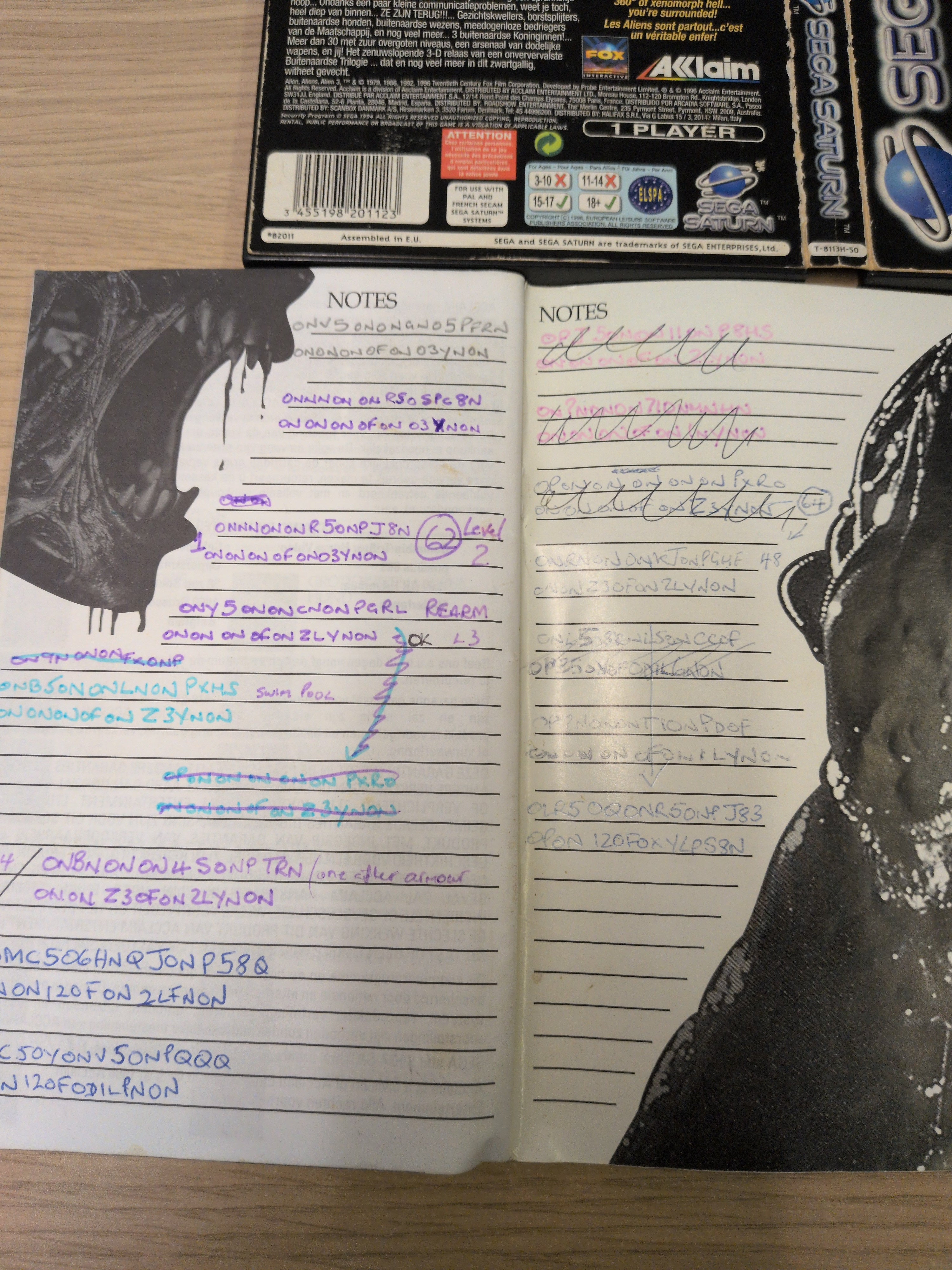 Alien Trilogy Sega Saturn game