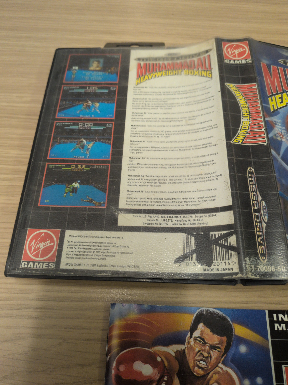 Muhammed Ali Heavyweight Boxing Sega Mega Drive game