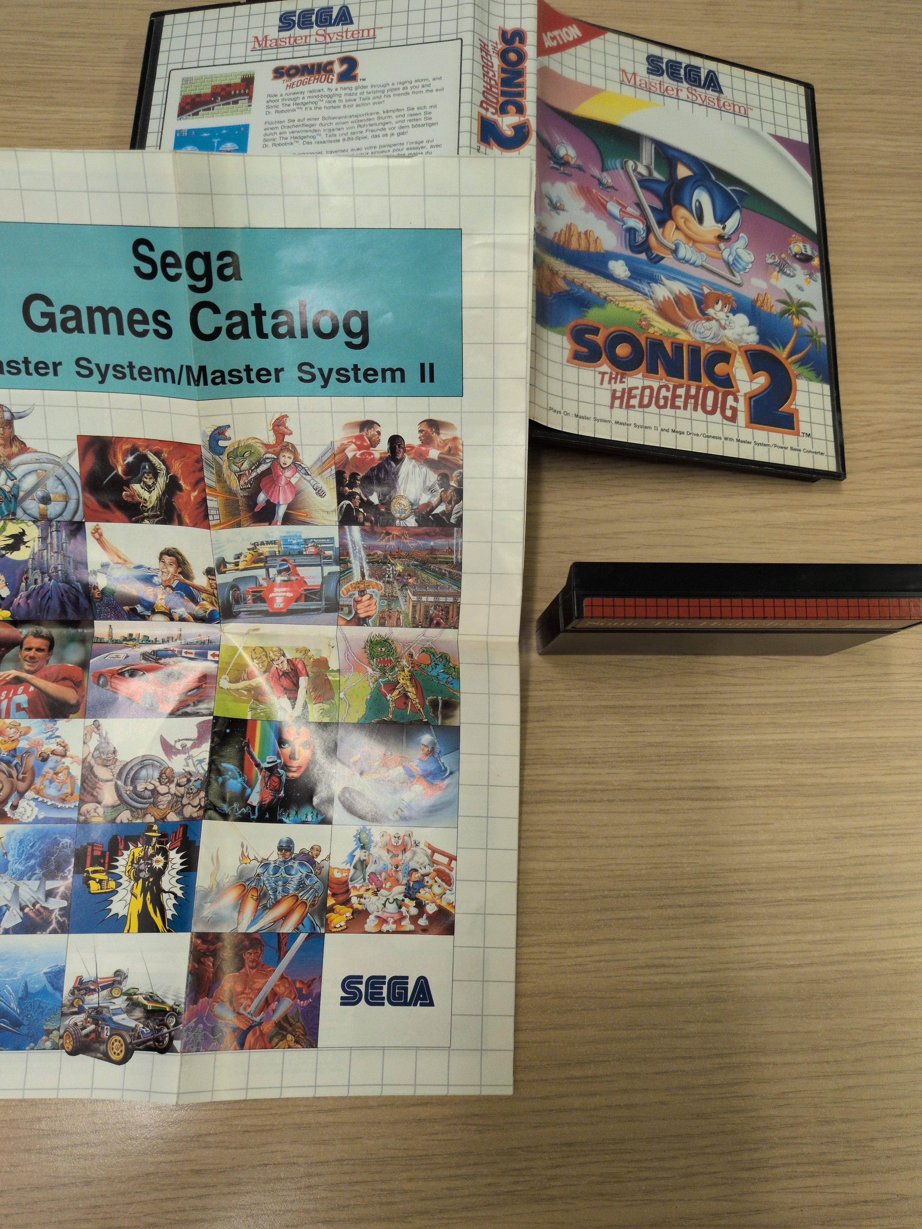 Sonic The Hedgehog 2 Sega Master System game