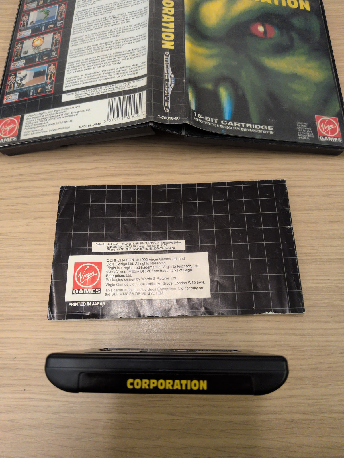 Corporation Sega Mega Drive game