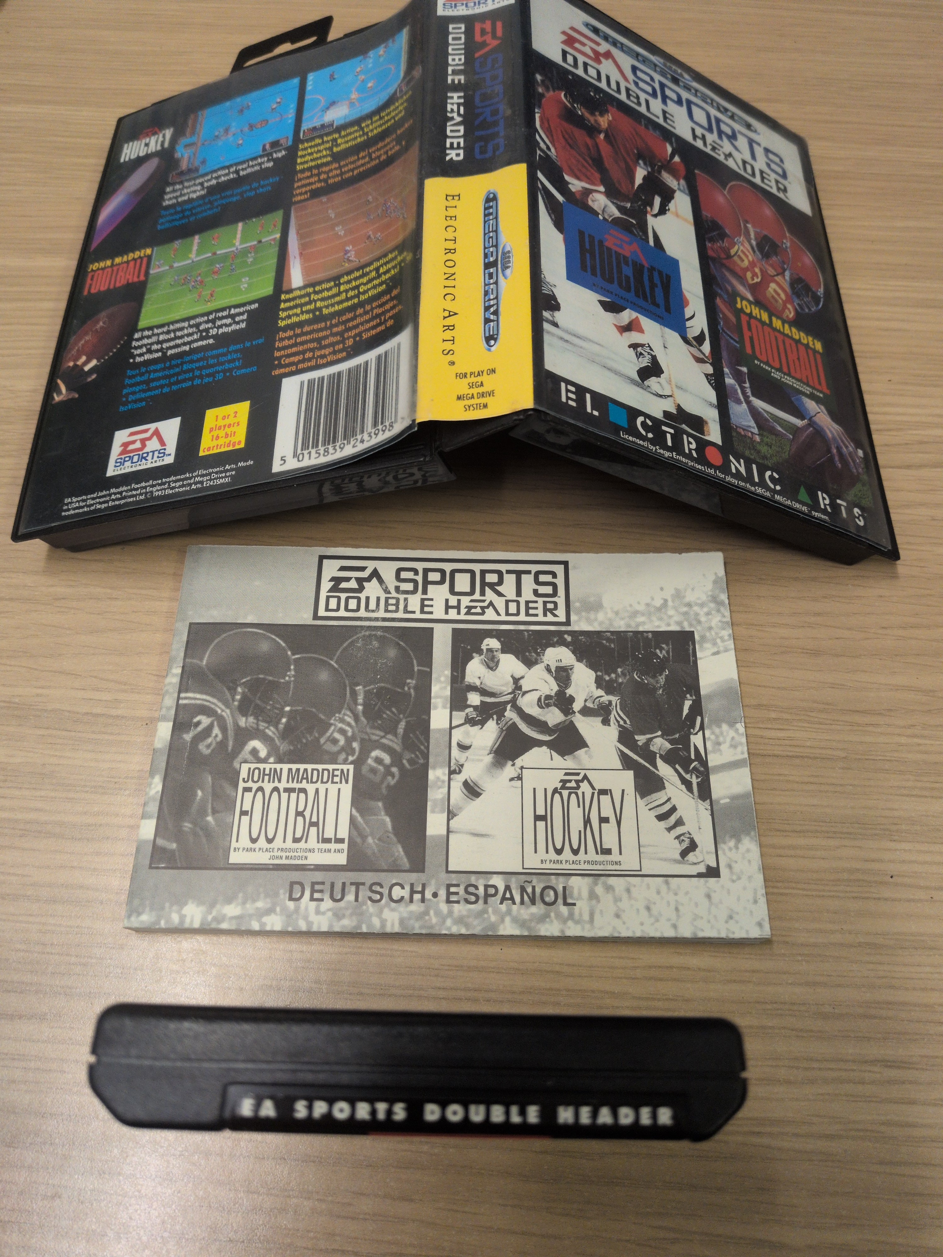 EA Sports Double Header Sega Mega Drive game