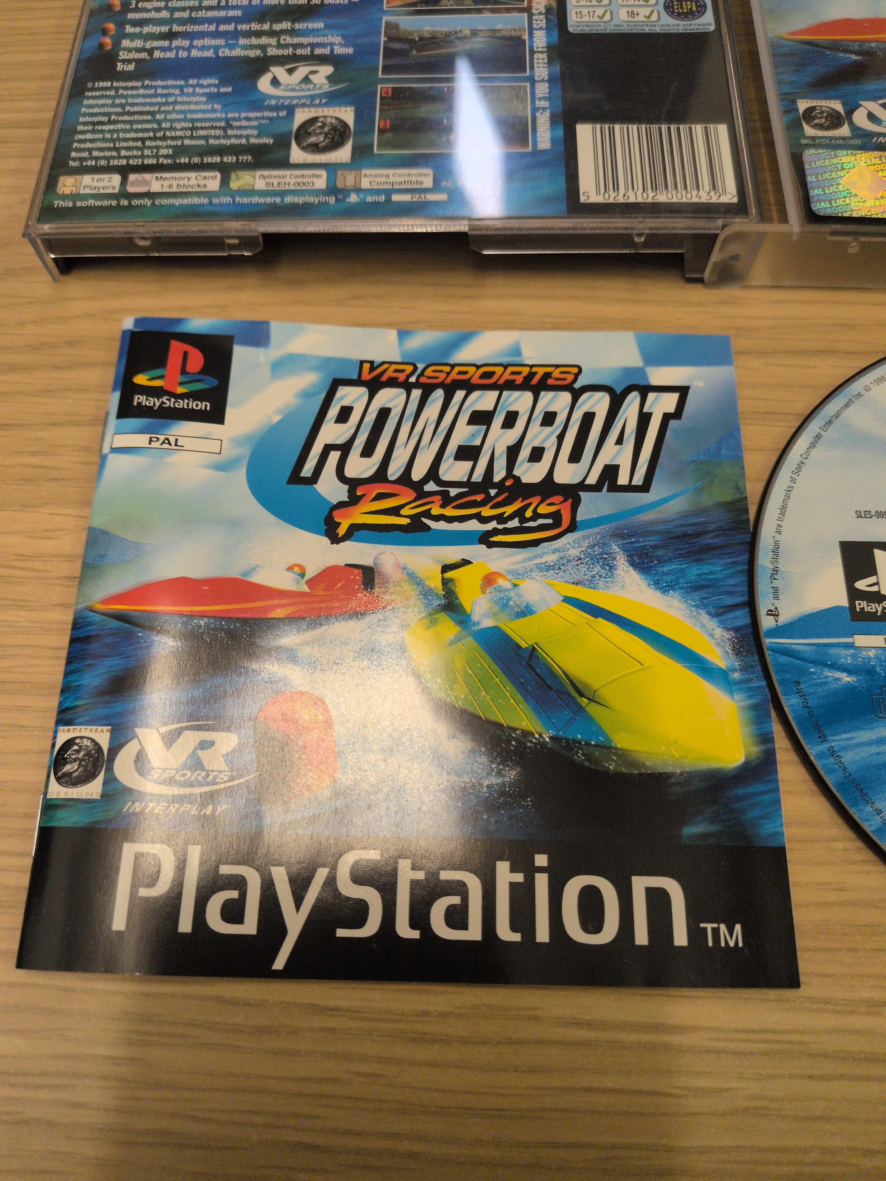VR Sports Powerboat Racing Sony PS1 game